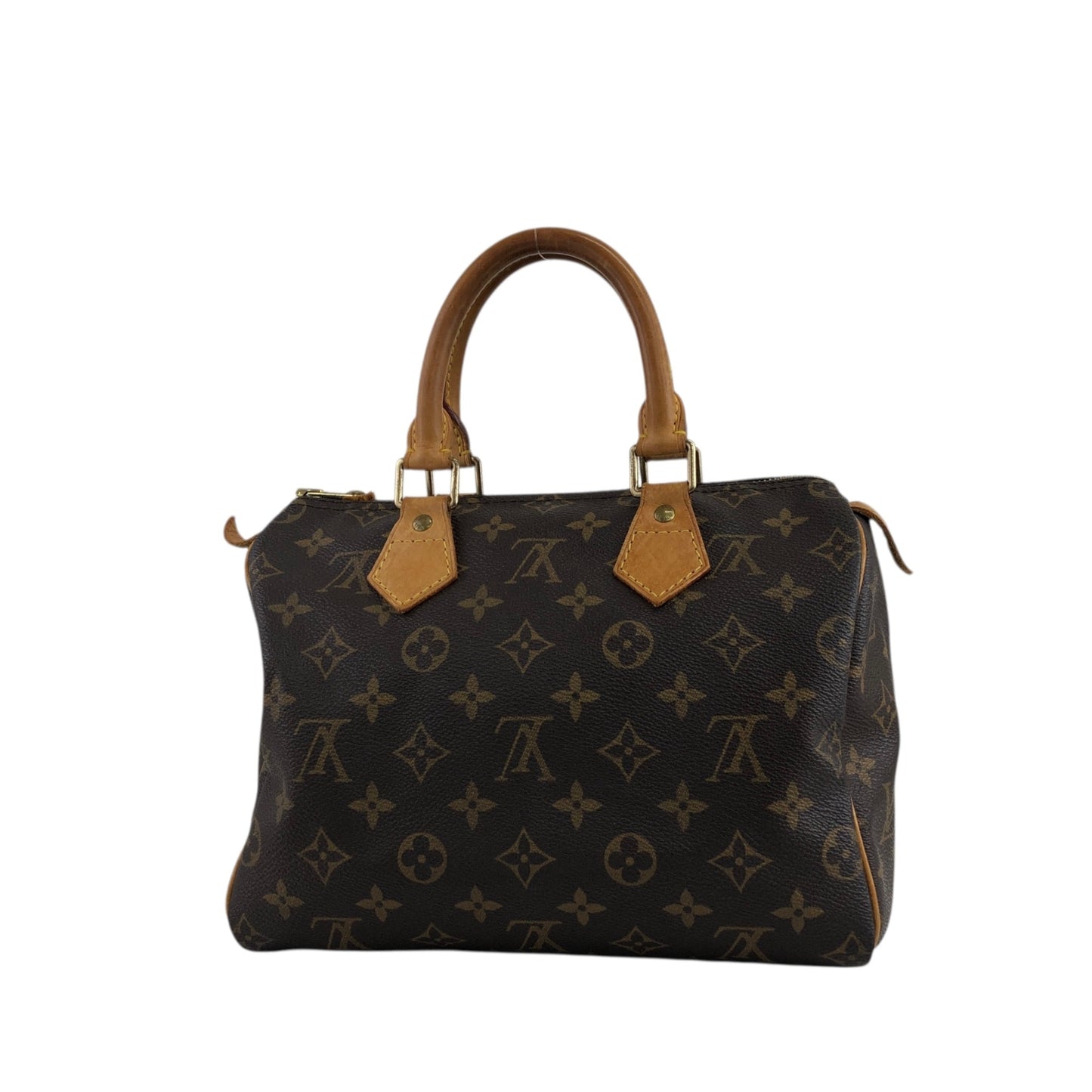 LOUIS VUITTON Monogram Small Boston bag Handbag Brown Vintage ffjgk5