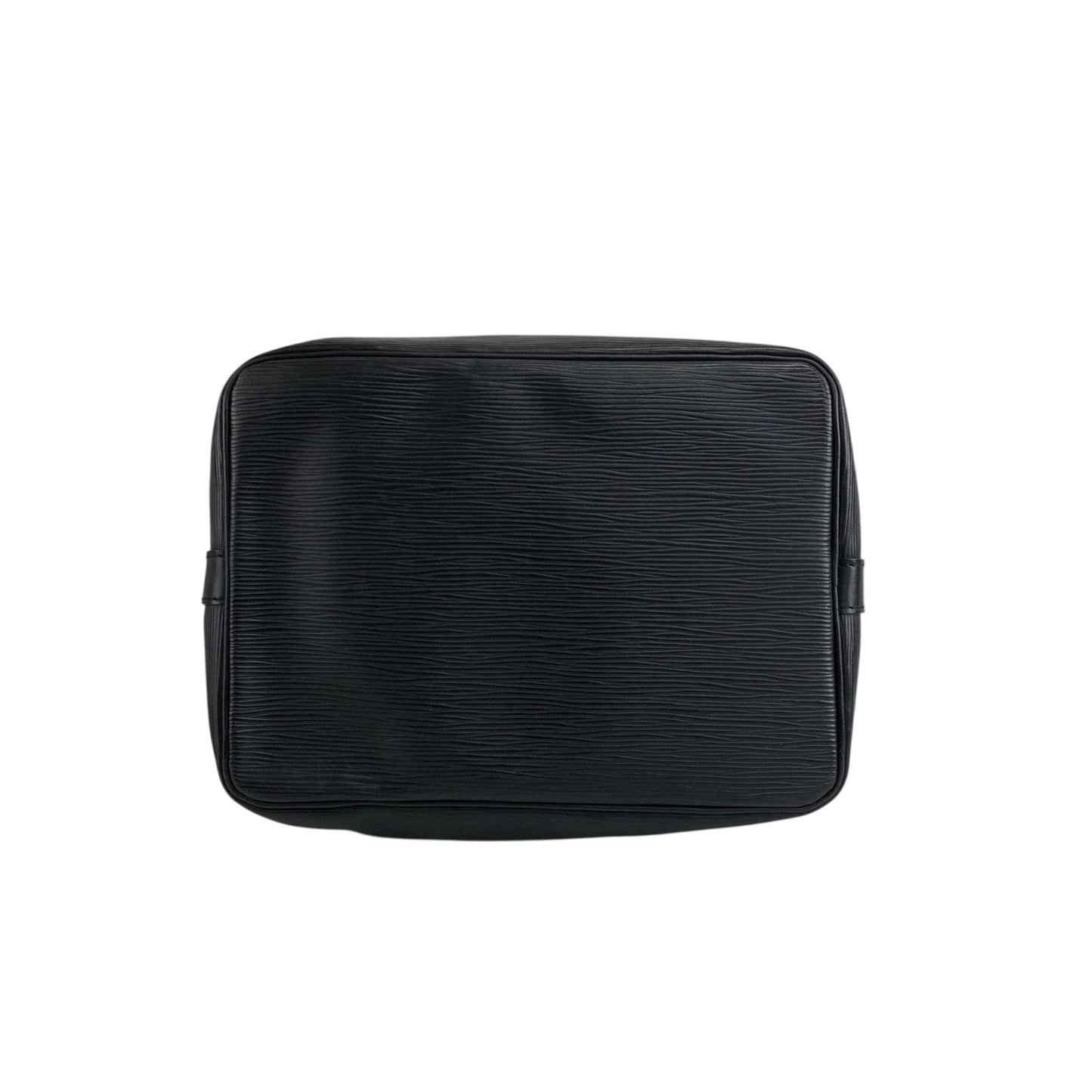 LOUIS VUITTON Epi Drawstring Shoulder bag Black Vintage d2i73r