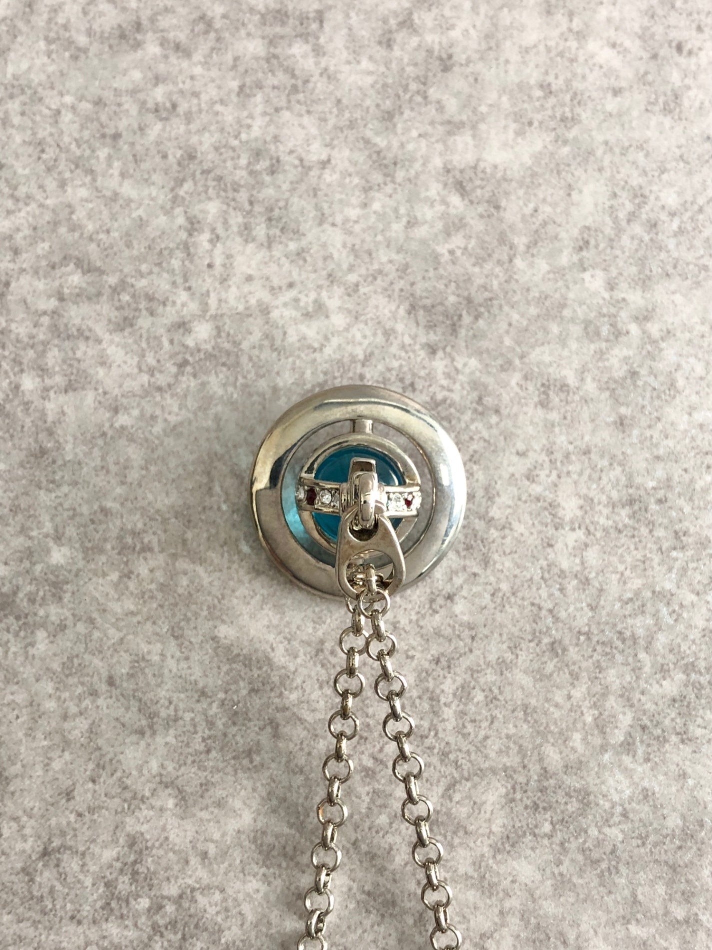 Vivienne Westwood Necklace Silver Vintage h67zc7