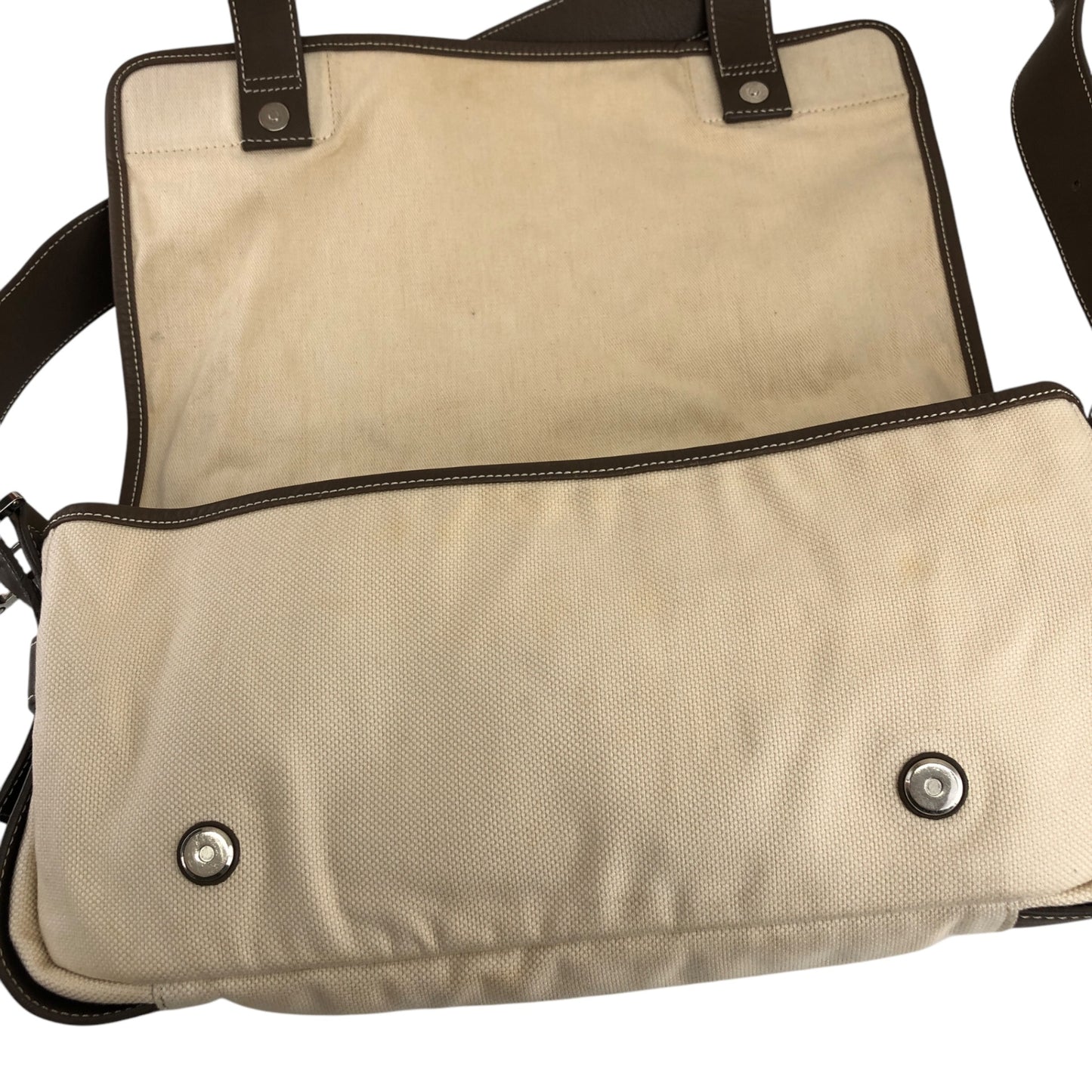 LOEWE Anagram Shoulder bag Beige Vintage u8w446