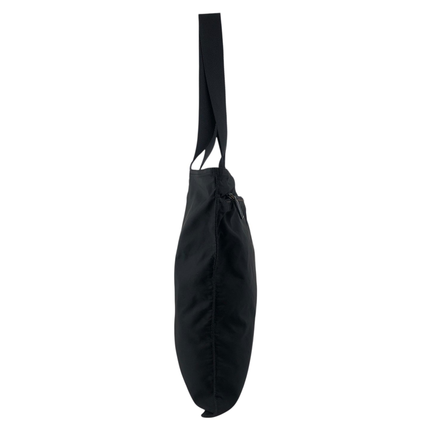 PRADA Tessuto Triangle Logo Shoulder bag Totebag Black Vintage sxxj7i