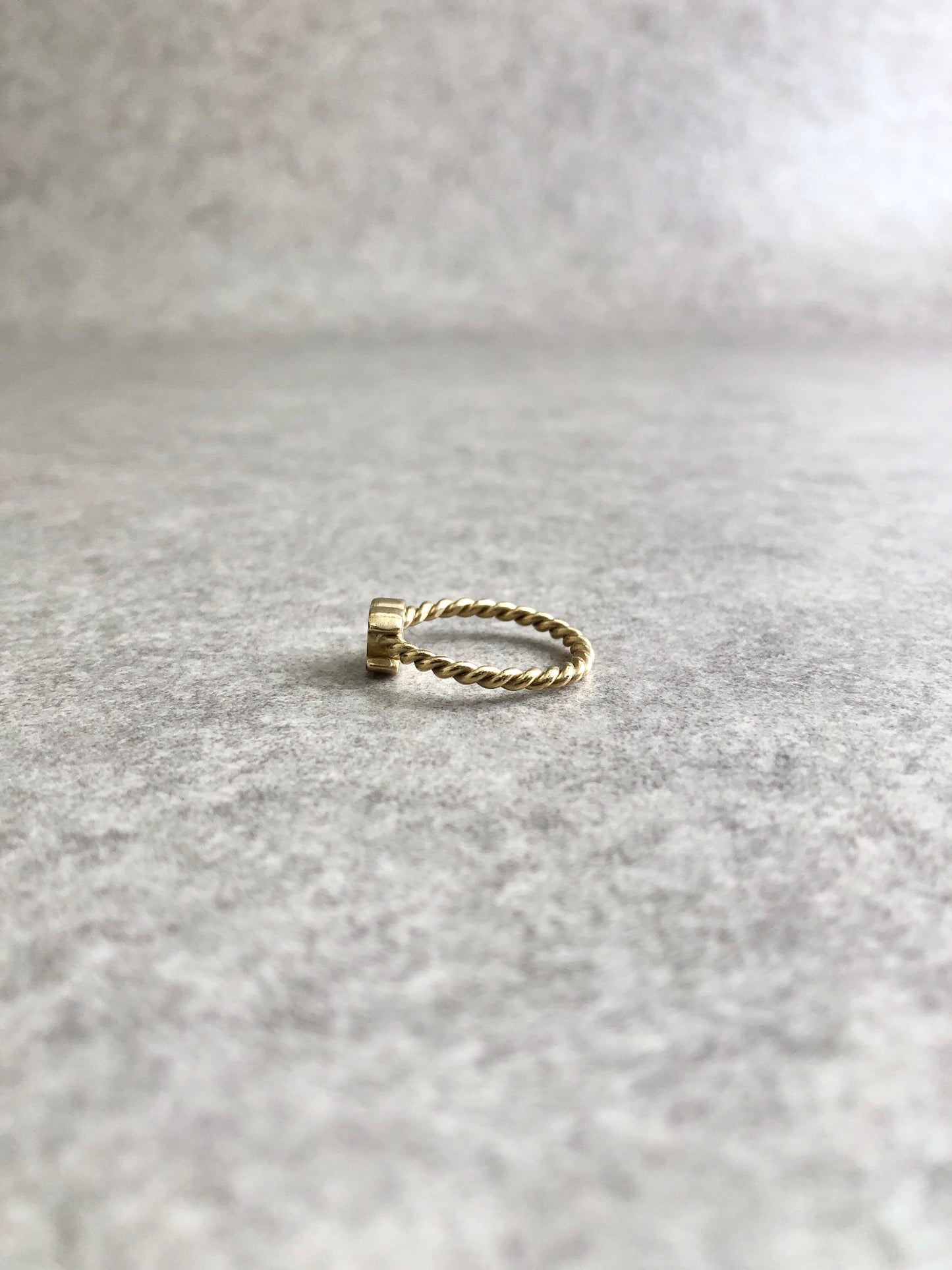 CHANEL Coco Mark Ring Gold Vintage i25hvh