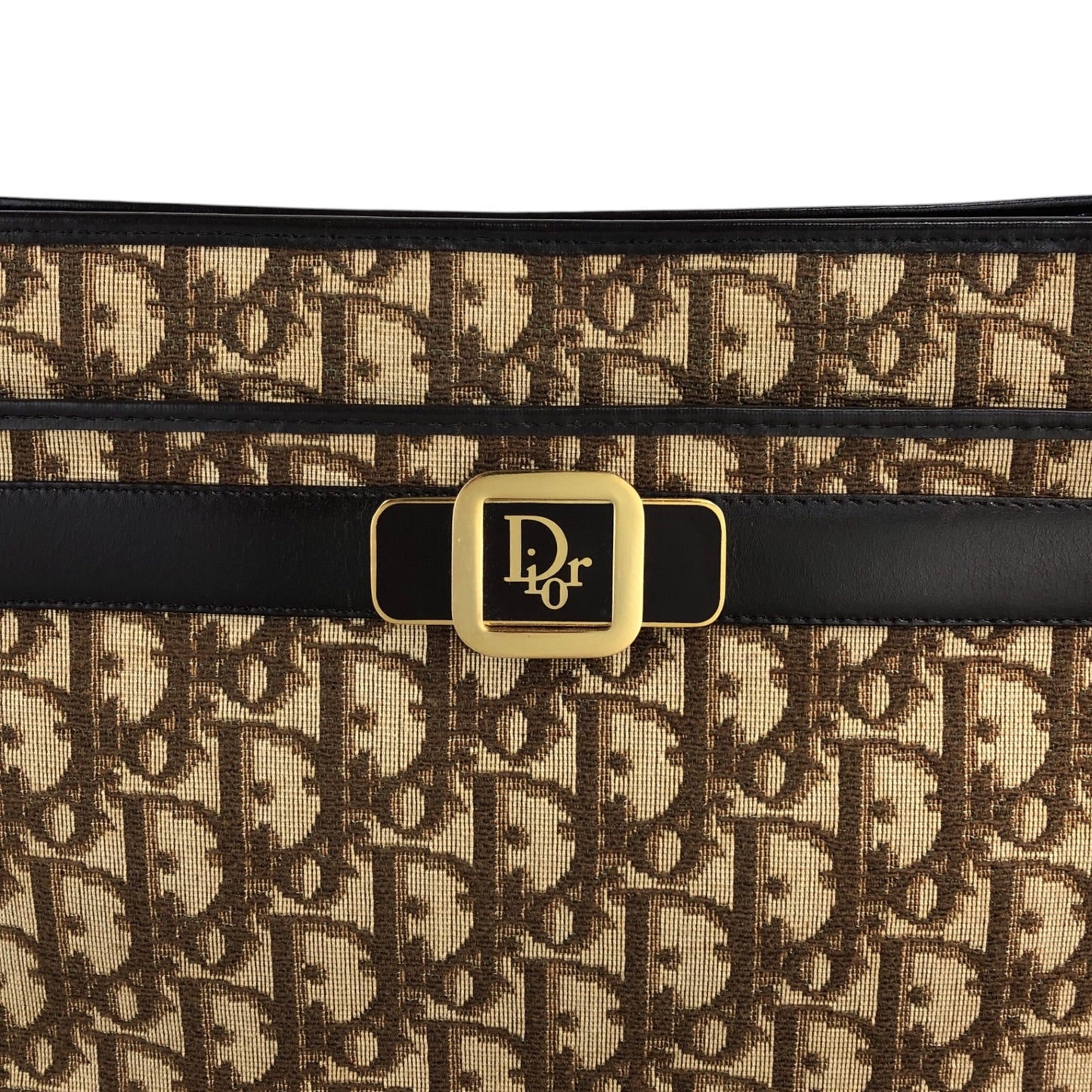 Christian Dior Trotter Logo 肩背包 棕色 復古 6durdn