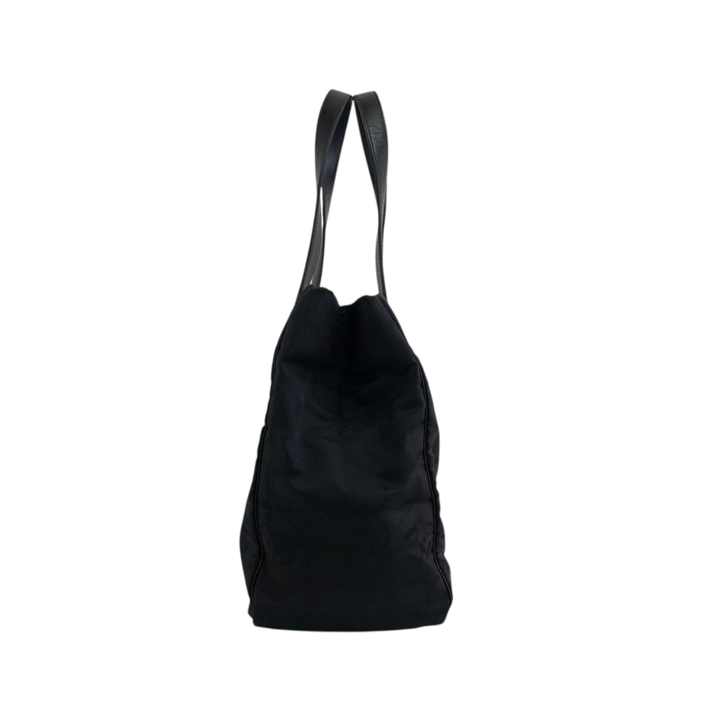 CHANEL New Travel Line Totebag Black Vintage j88xfn