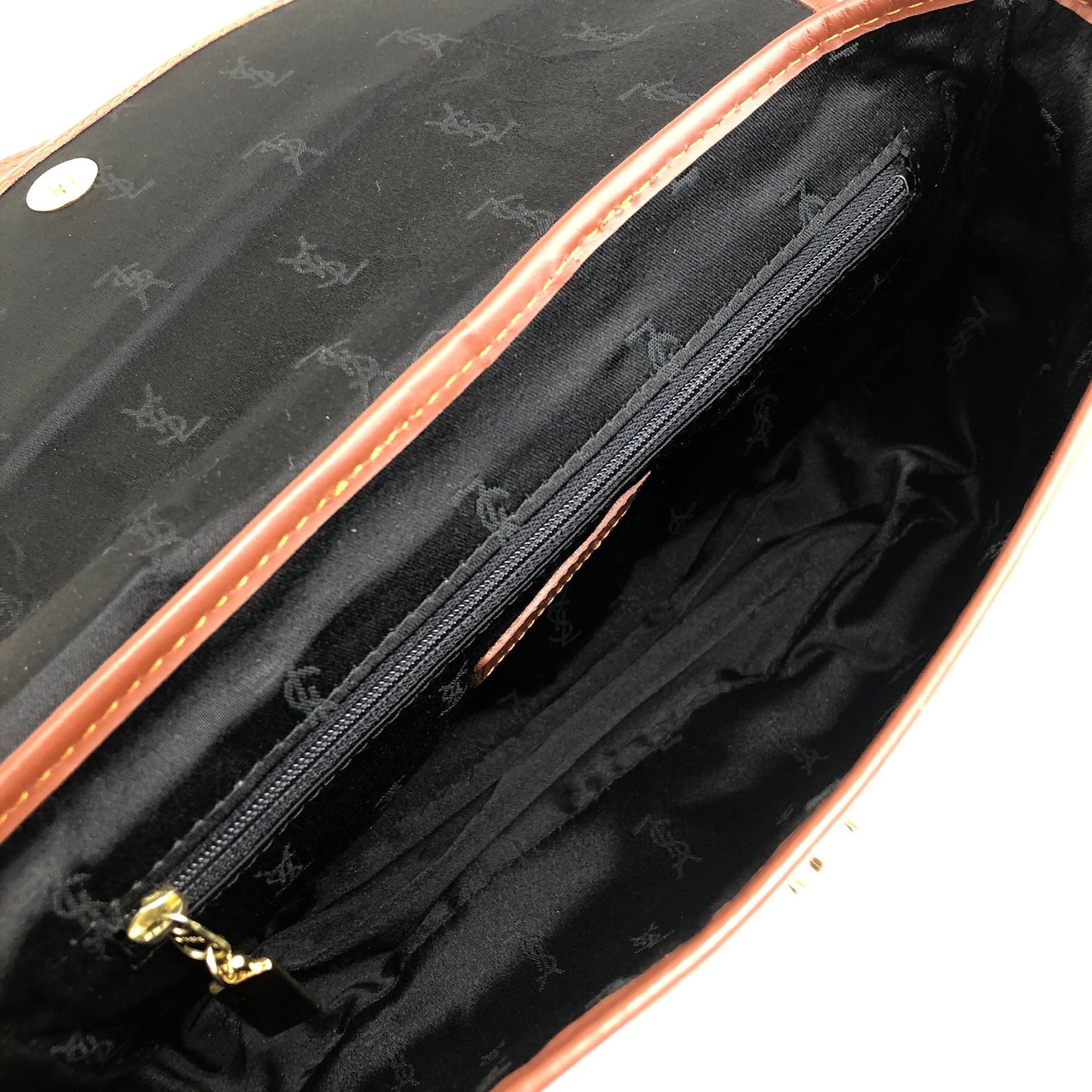 Yves Saint Laurent Shoulder bag Navy Vintage 7p88sz