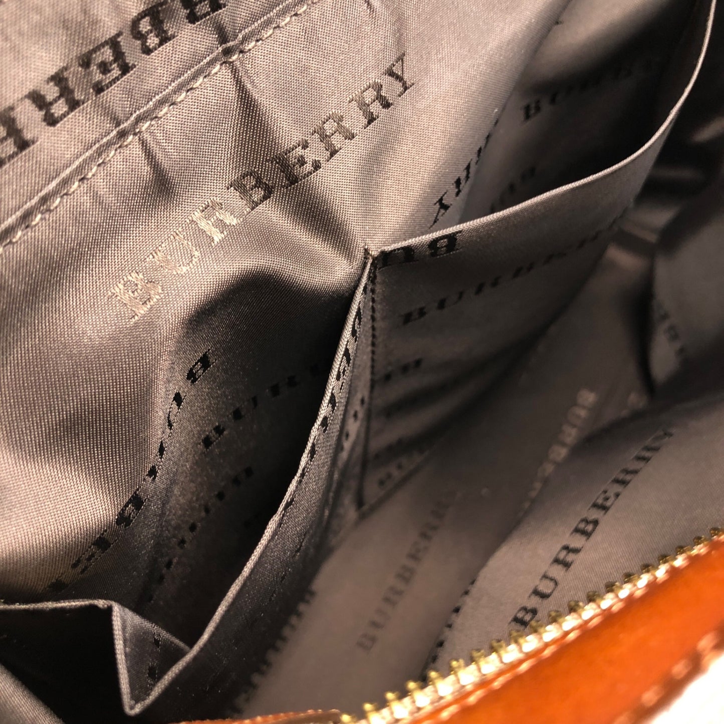BURBERRY Nova 格紋手提包米色復古 bc7gmg
