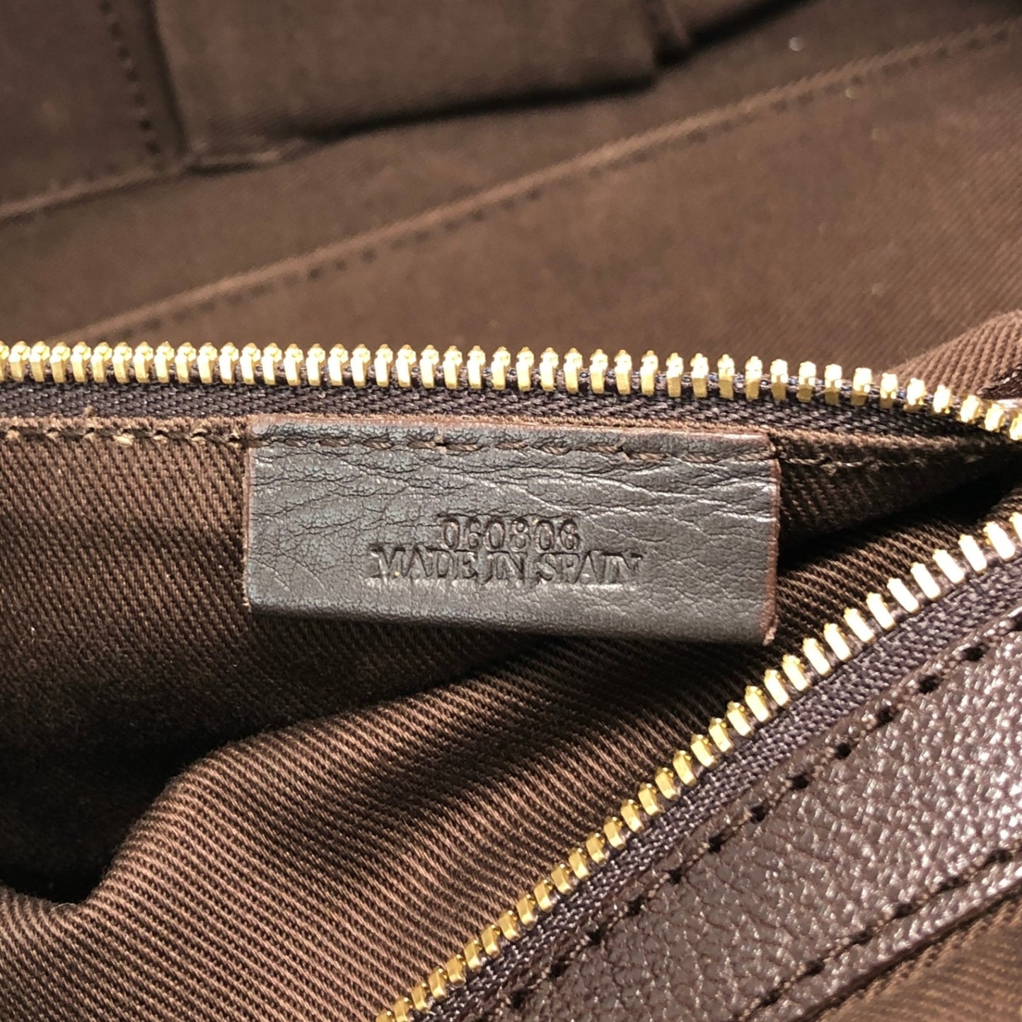 LOEWE Amazona28 Anagram Two-way Small Boston bag Shoulder bag Brown Vintage zey847