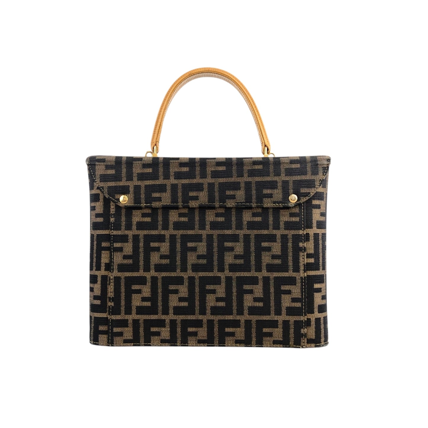 FENDI Zucca 兩用手袋 單肩包 棕色 復古 zxeb84