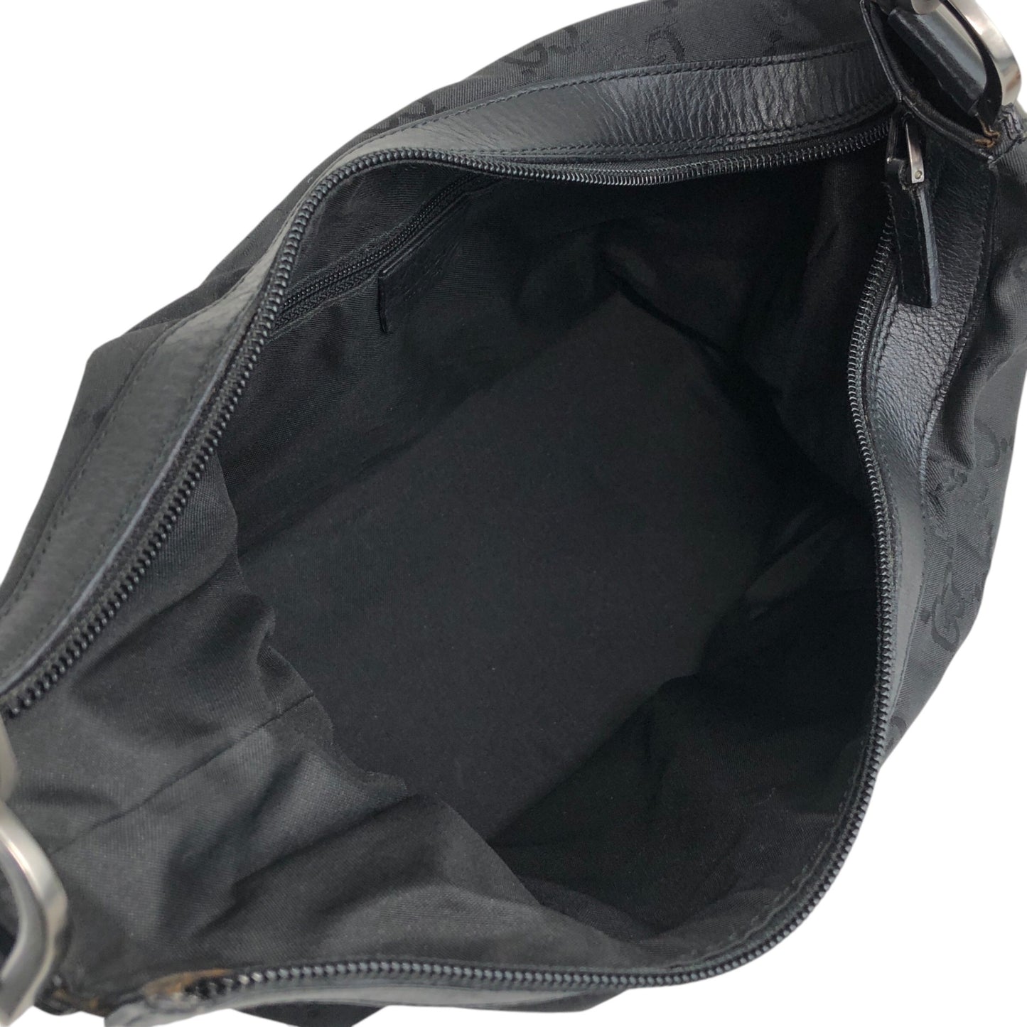 GUCCI GG Pattern Bamboo Shoulder bag Black Vintage ifi8dz