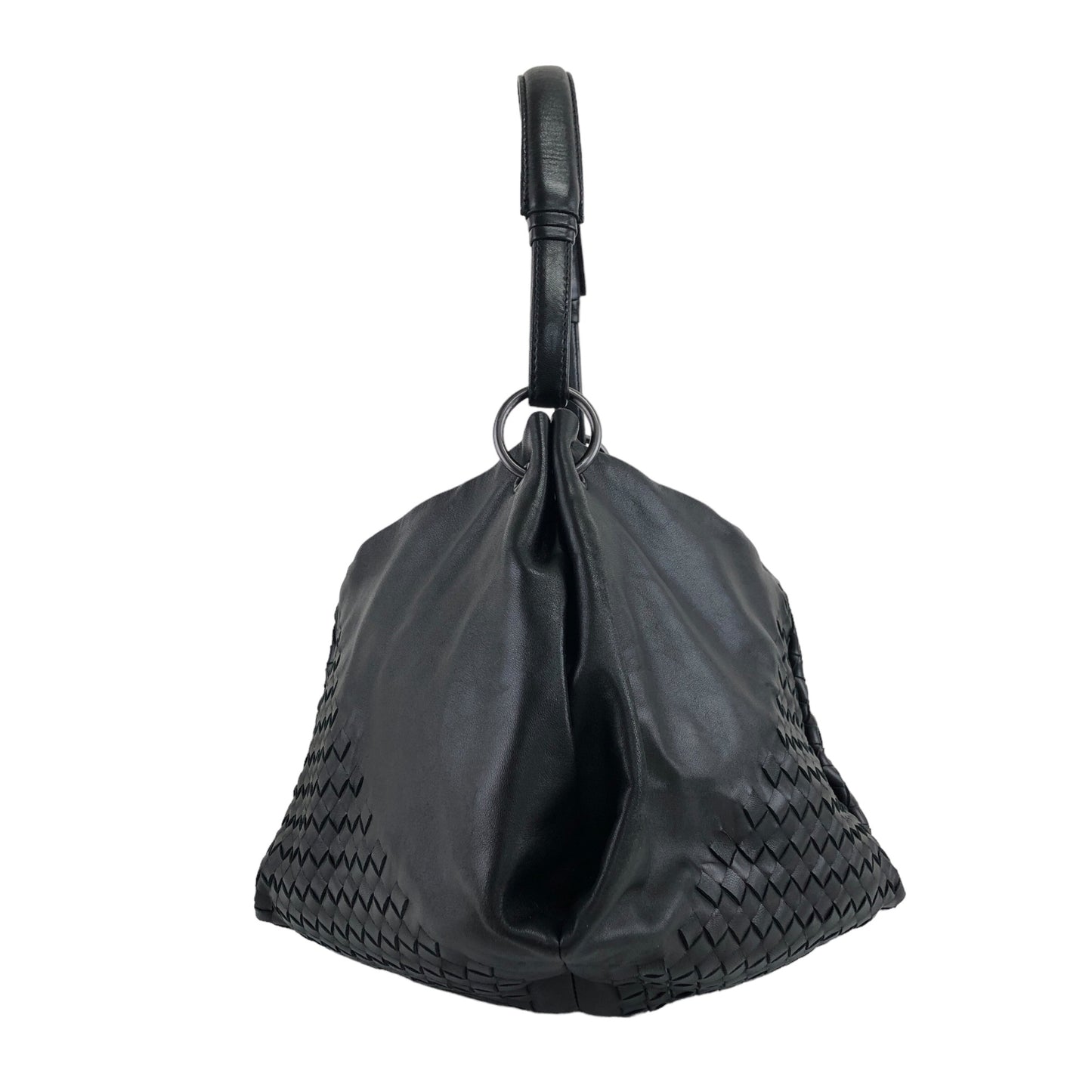 Bottega Veneta Intrecciato 單肩包 黑色 復古 68c8ji