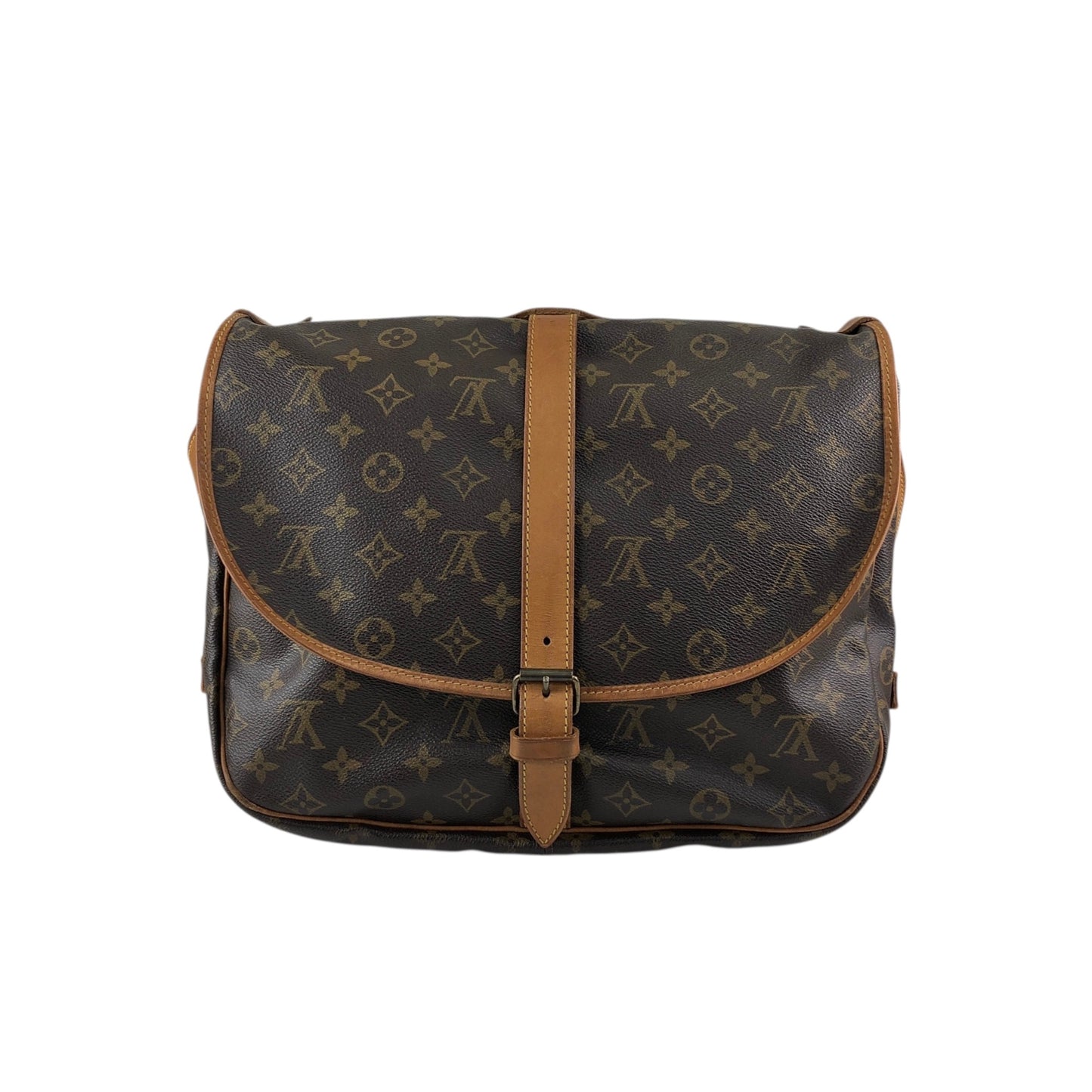 LOUIS VUITTON Monogram Shoulder bag Brown M42256 Vintage 38nfh4