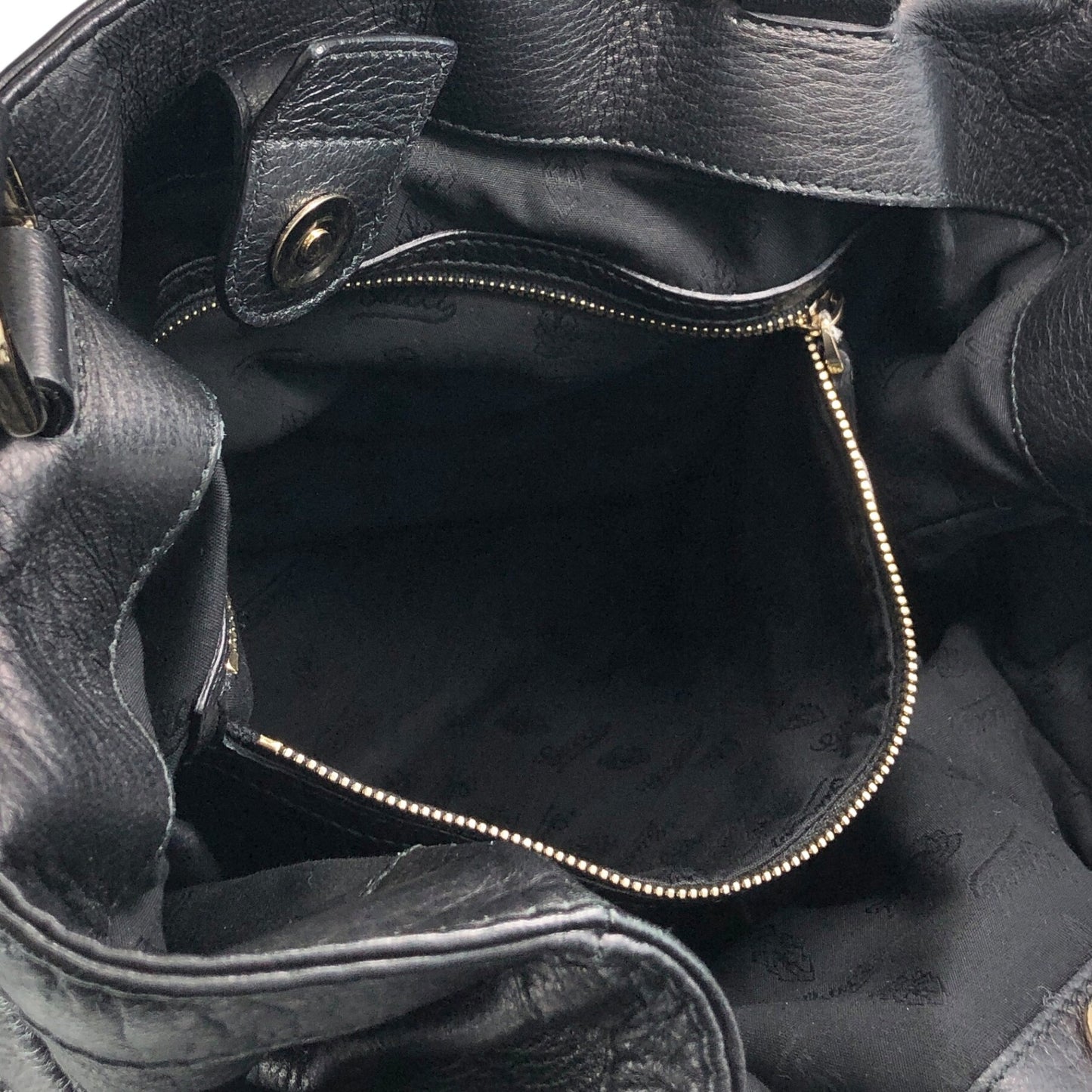 GUCCI Horse Bit Handbag Black 269943 Vintage wj5bxw