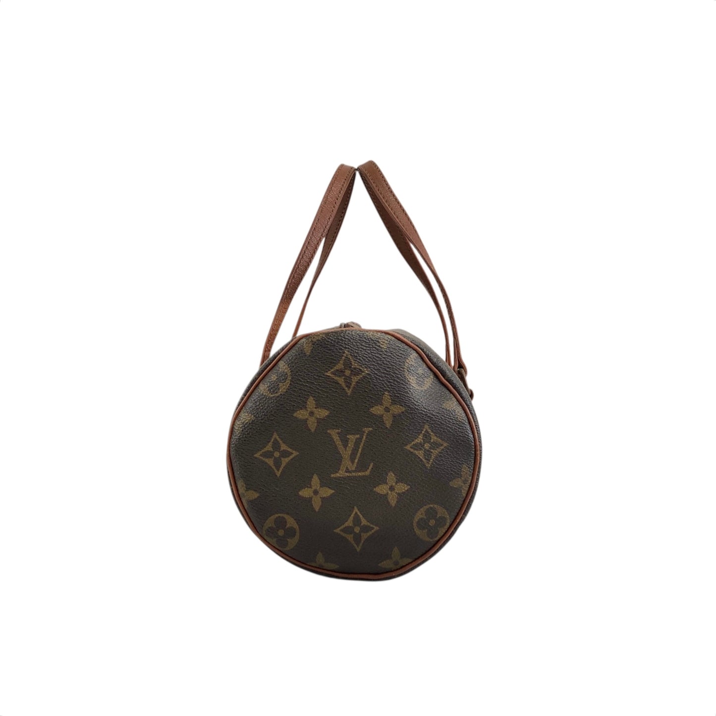 LOUIS VUITTON Monogram Handbag Brown Vintage m5my8g
