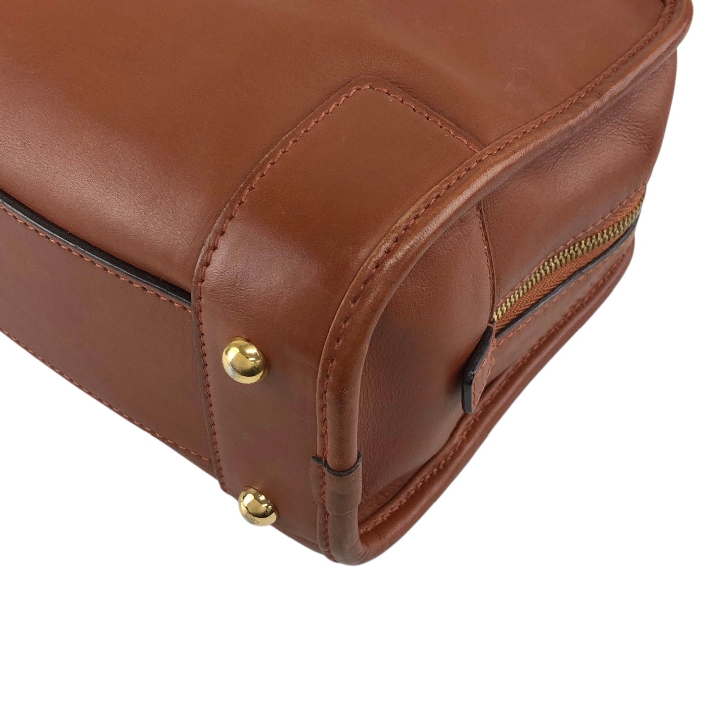 LOEWE Amazona23 Anagram Two-way Small Boston bag Shoulder bag Brown Vintage 3m6b28