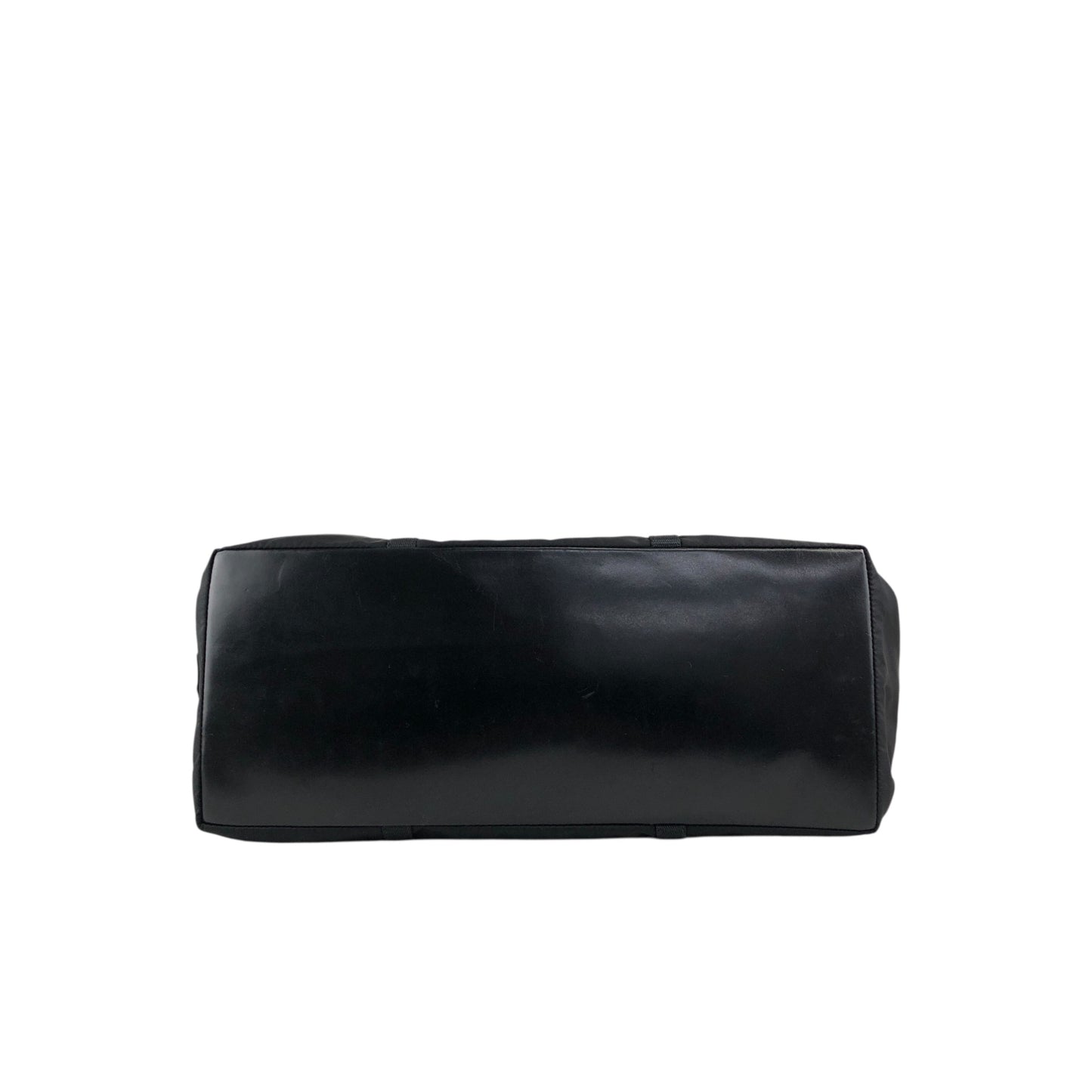 PRADA Tessuto Triangle Logo Totebag Black Vintage ehdcz6