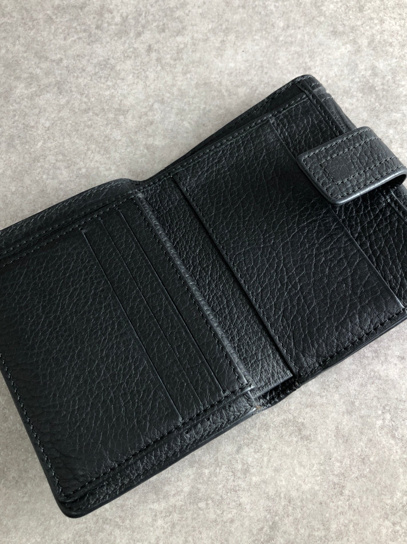 CELINE Blason Folded Wallet Black Vintage rd5jjk