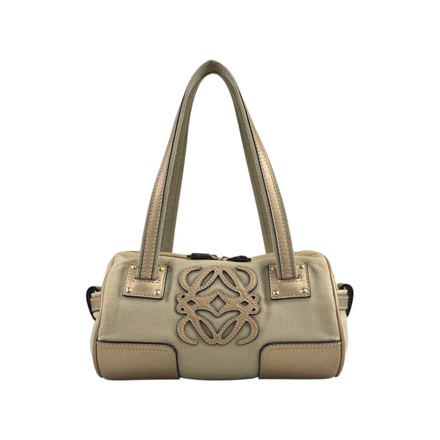 LOEWE Anagram Handbag Beige Vintage pf5sjv