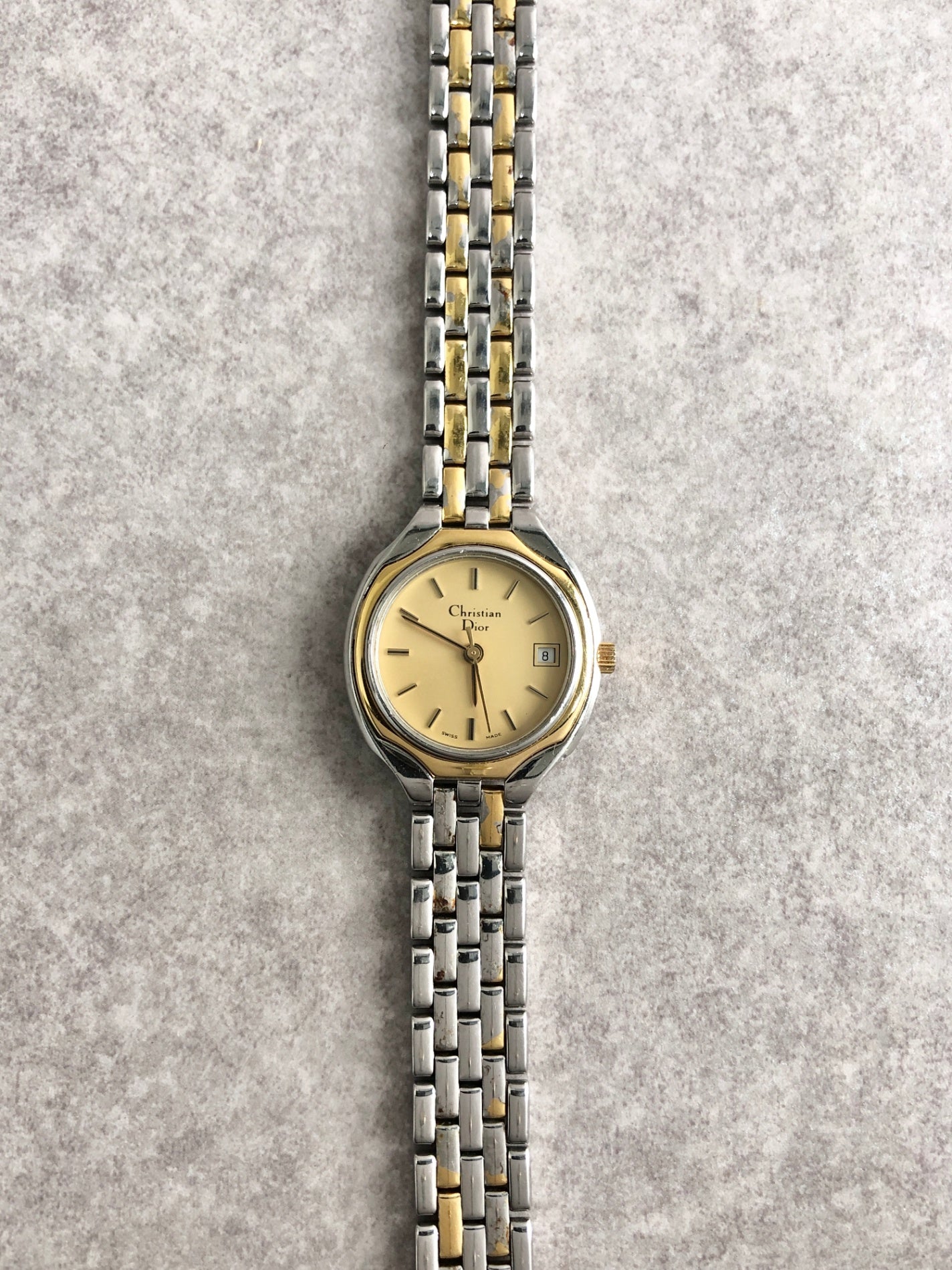Christian Dior Watch Silver Vintage z2pp23