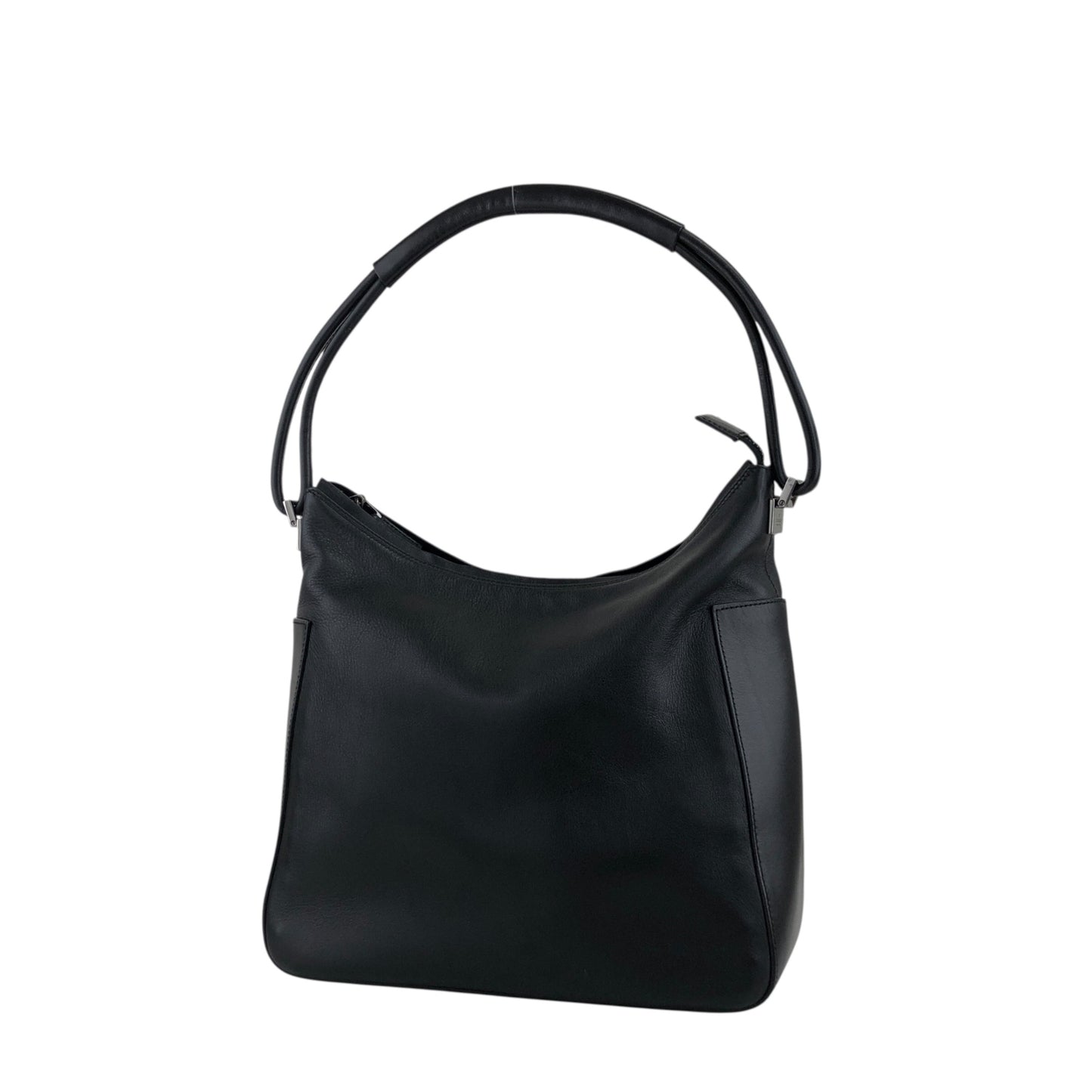 GUCCI Logo Shoulder bag Black Vintage rwdkrz