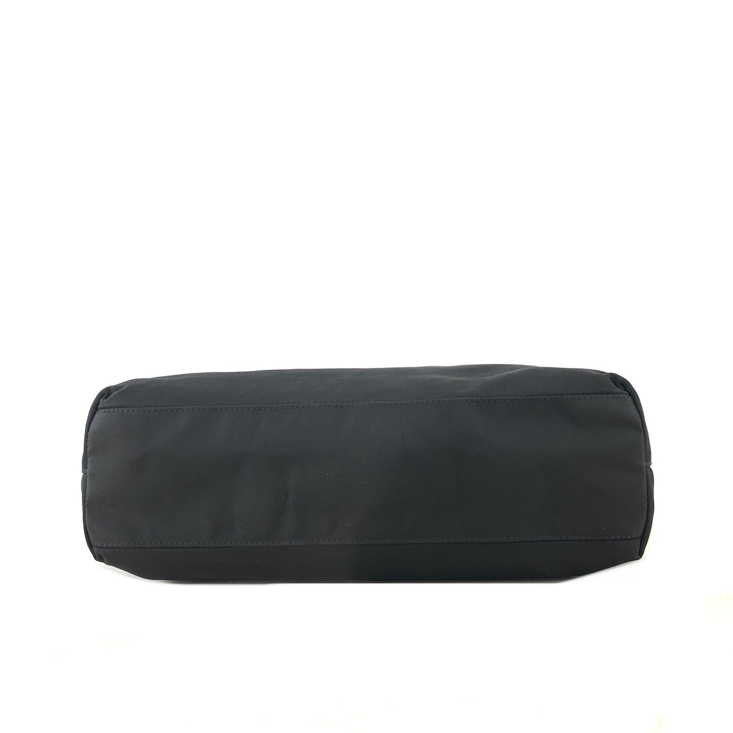 PRADA Triangle Logo Nylon Shoulder bag Totebag Black Vintage jg45ez