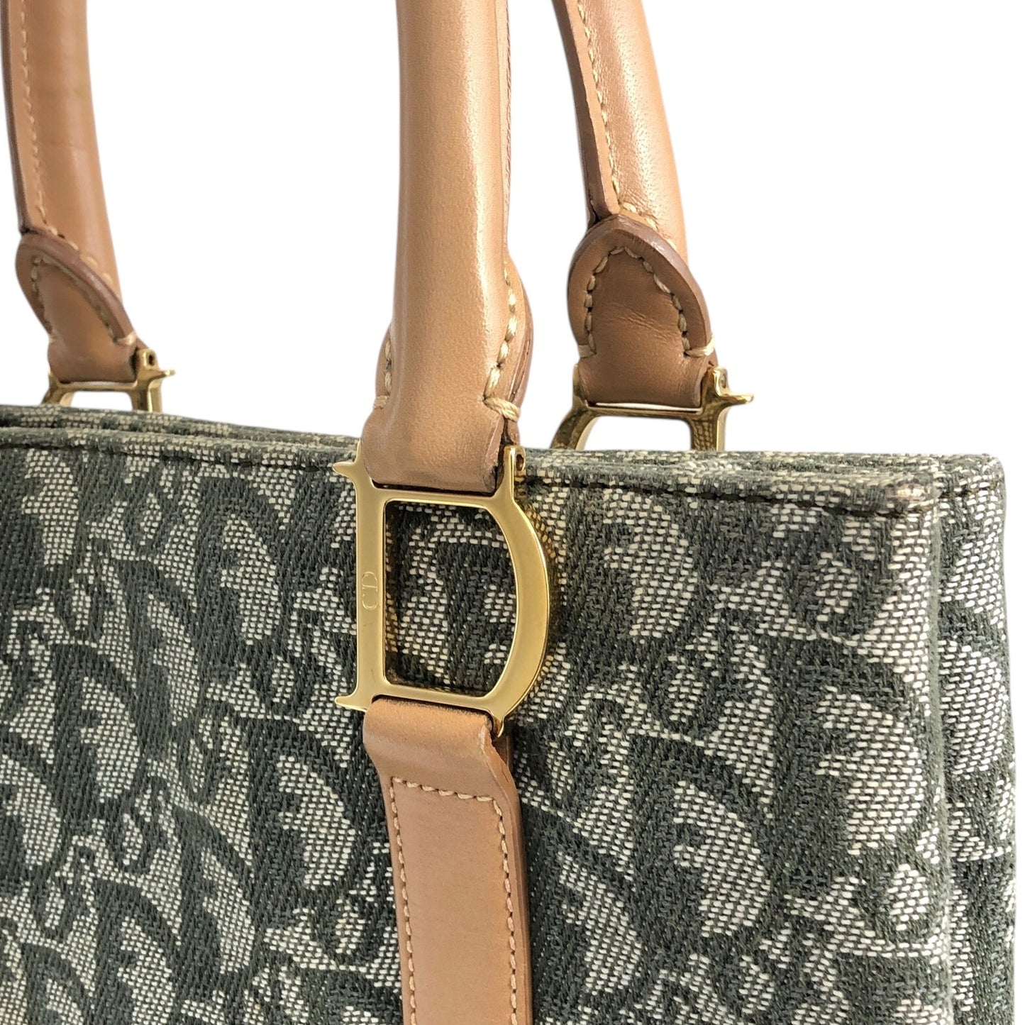 Christian Dior Trotter Handbag Green Vintage vcheai