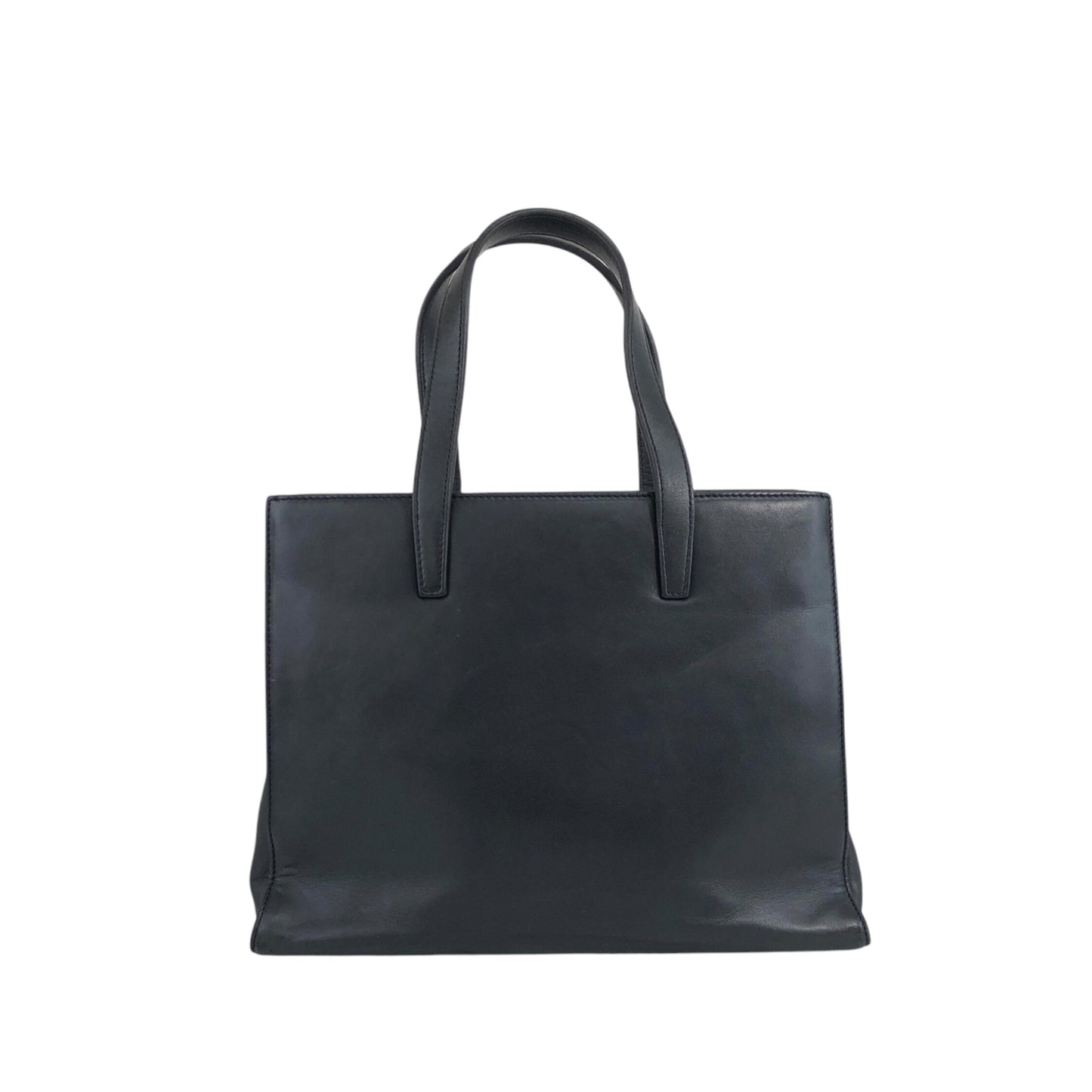 LOEWE 標誌壓花手提包 深海軍藍 復古 fgfjhr
