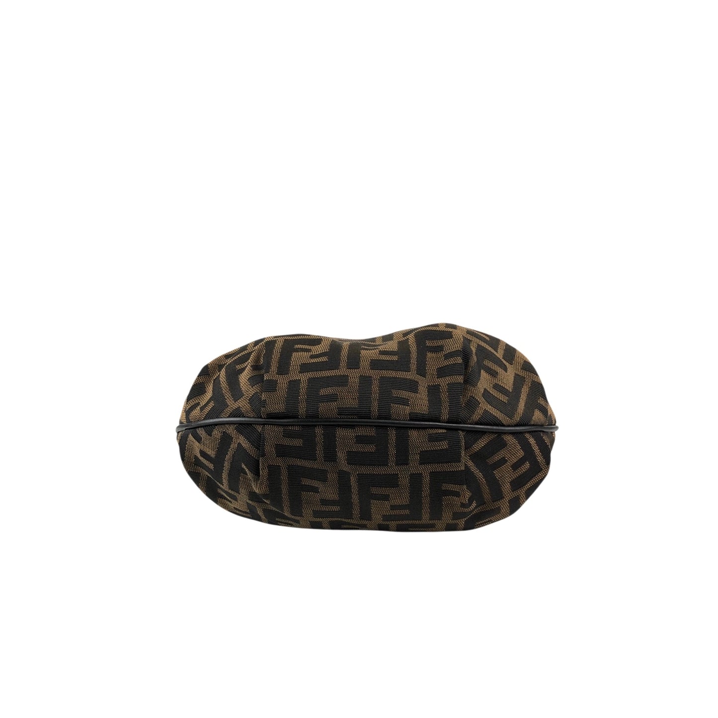 FENDI Zucca Shoulder bag Hobobag Brown Vintage rtpgp3