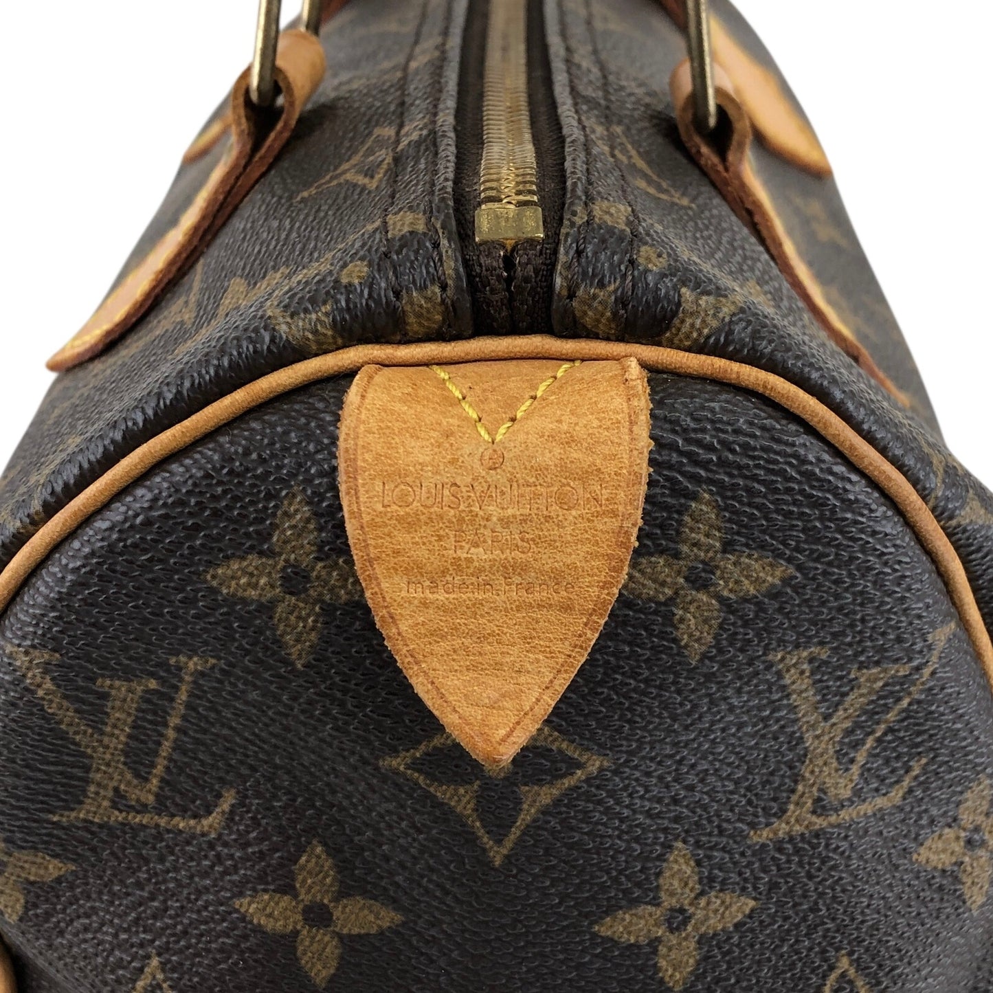 LOUIS VUITTON Monogram Small Boston bag Handbag Brown Vintage ffjgk5