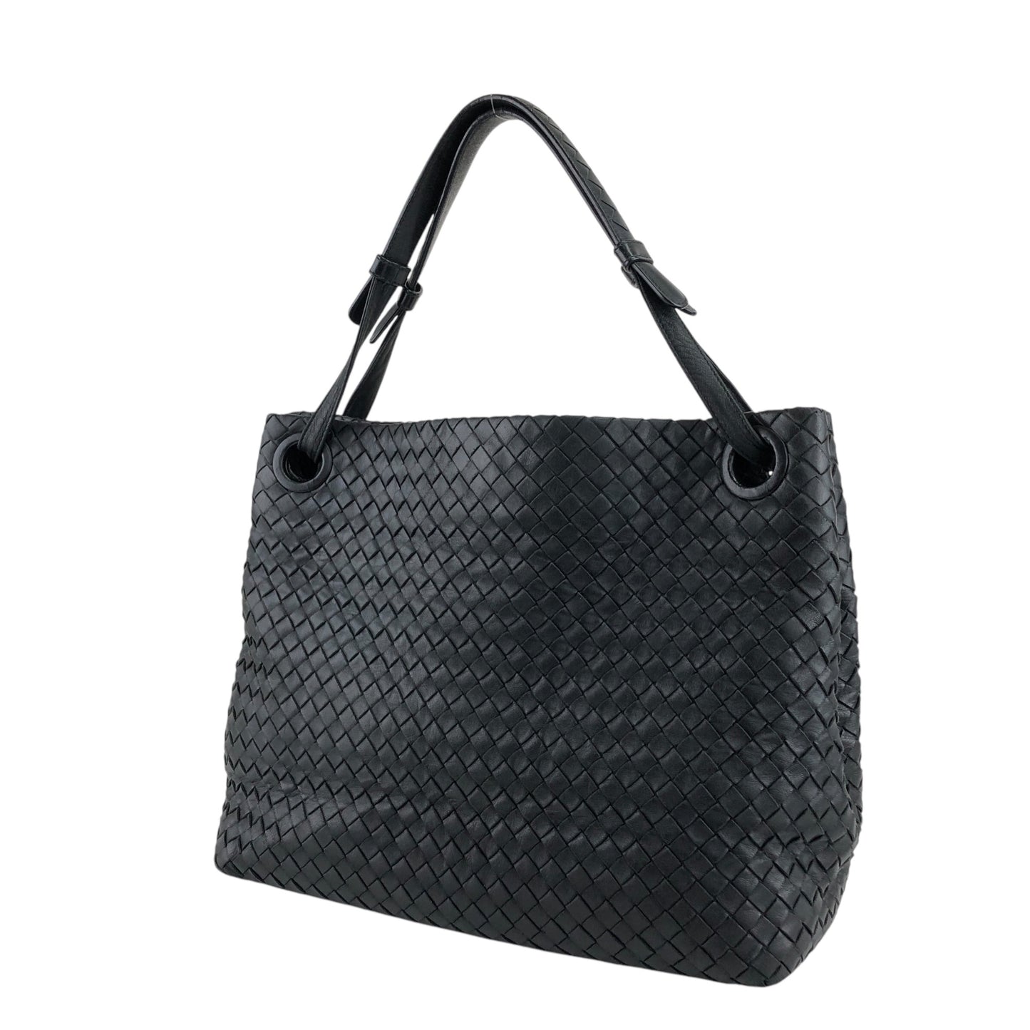 Bottega Veneta Intrecciato 單肩包 黑色 Vintage 4ytbbh