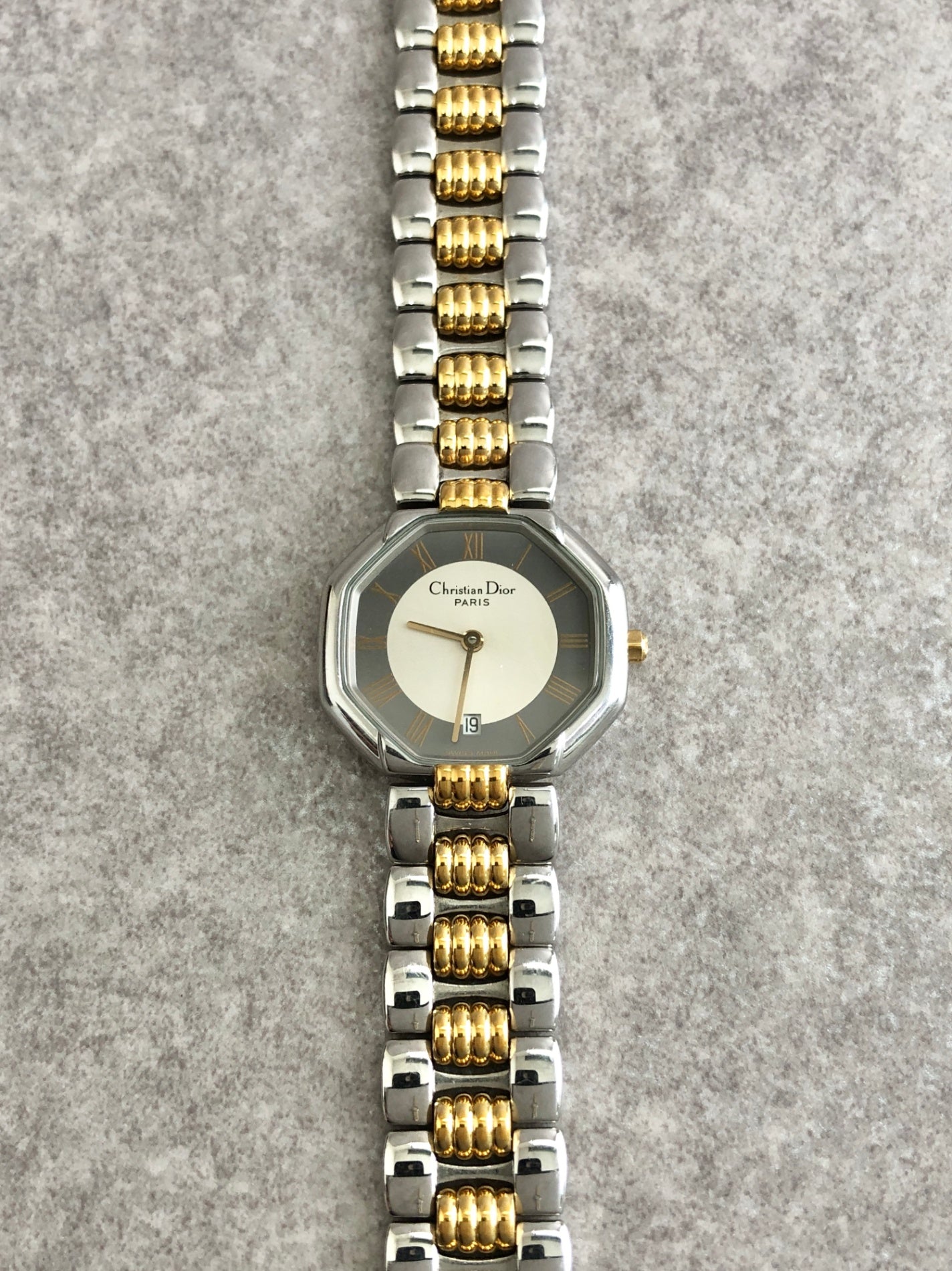 Christian Dior Quartz Watch Silver D48-203-1 Vintage 2ezrzr
