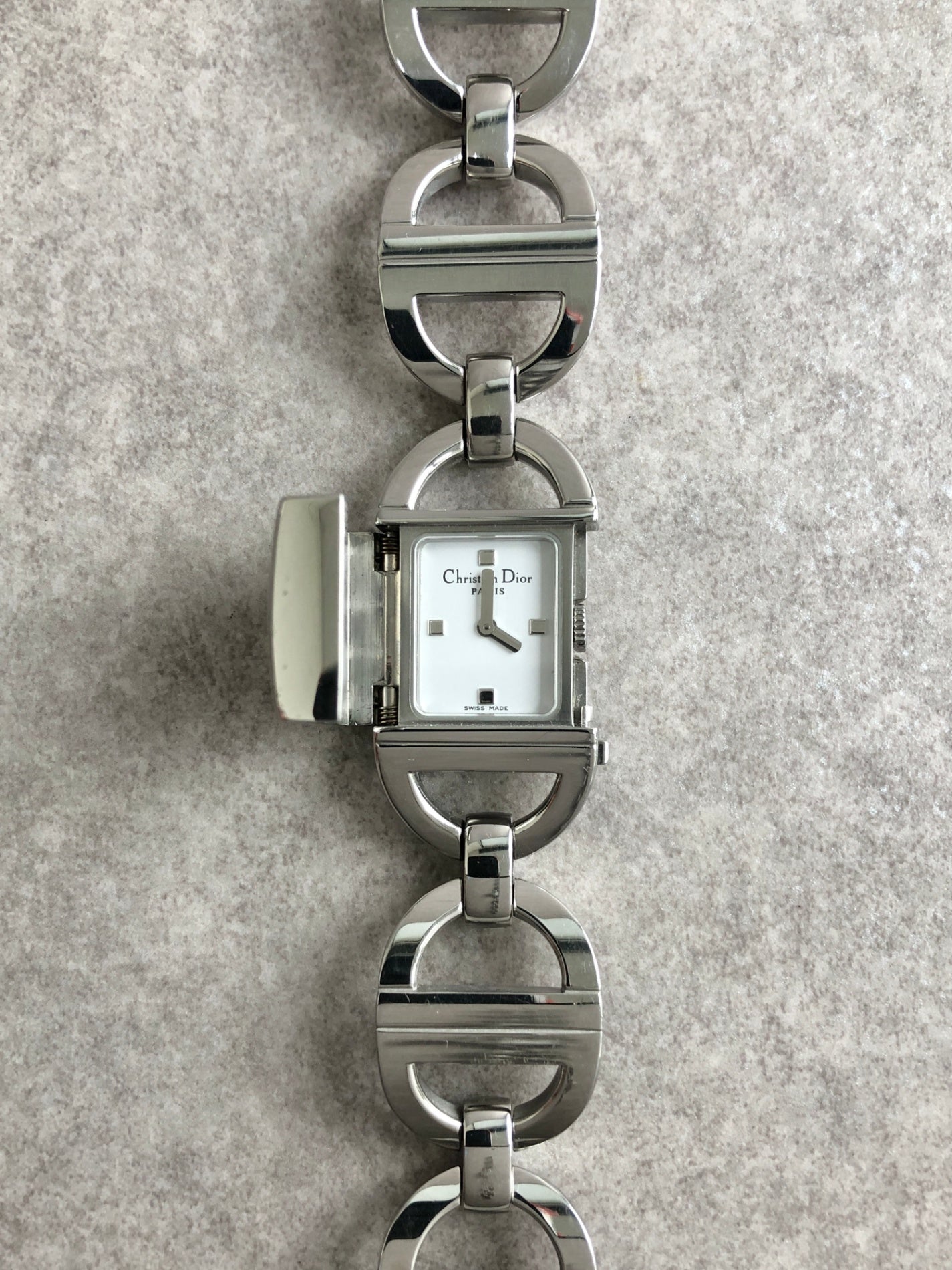 Christian Dior Watch Silver Pandiora D78-100 Vintage zsjnpr