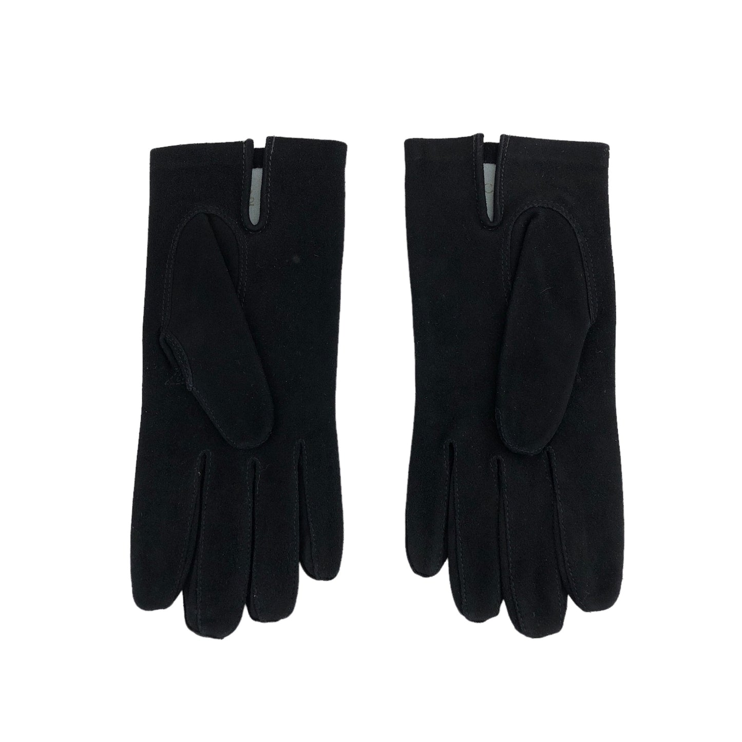 CELINE Argyle Gloves Black Vintage z77scn