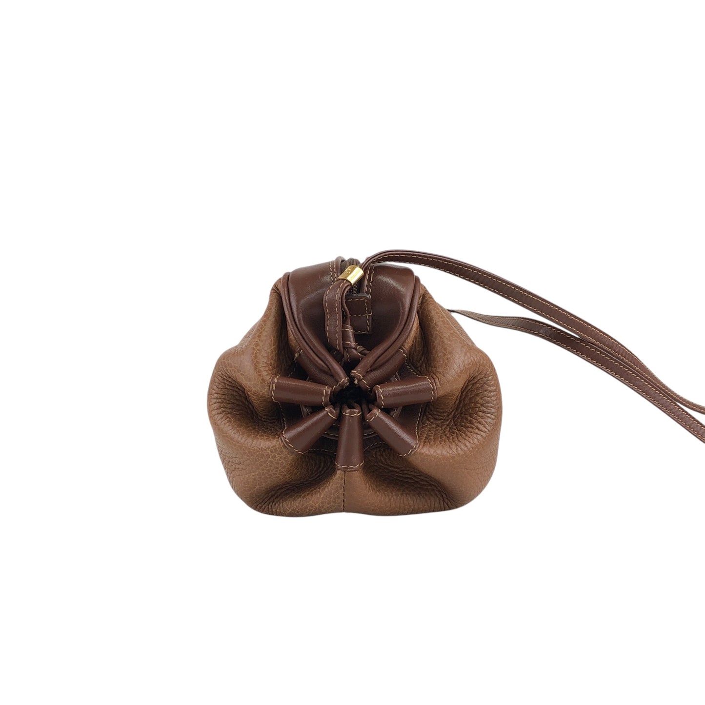 GUCCI Logo Small Shoulder bag Brown Vintage 6j6h7h