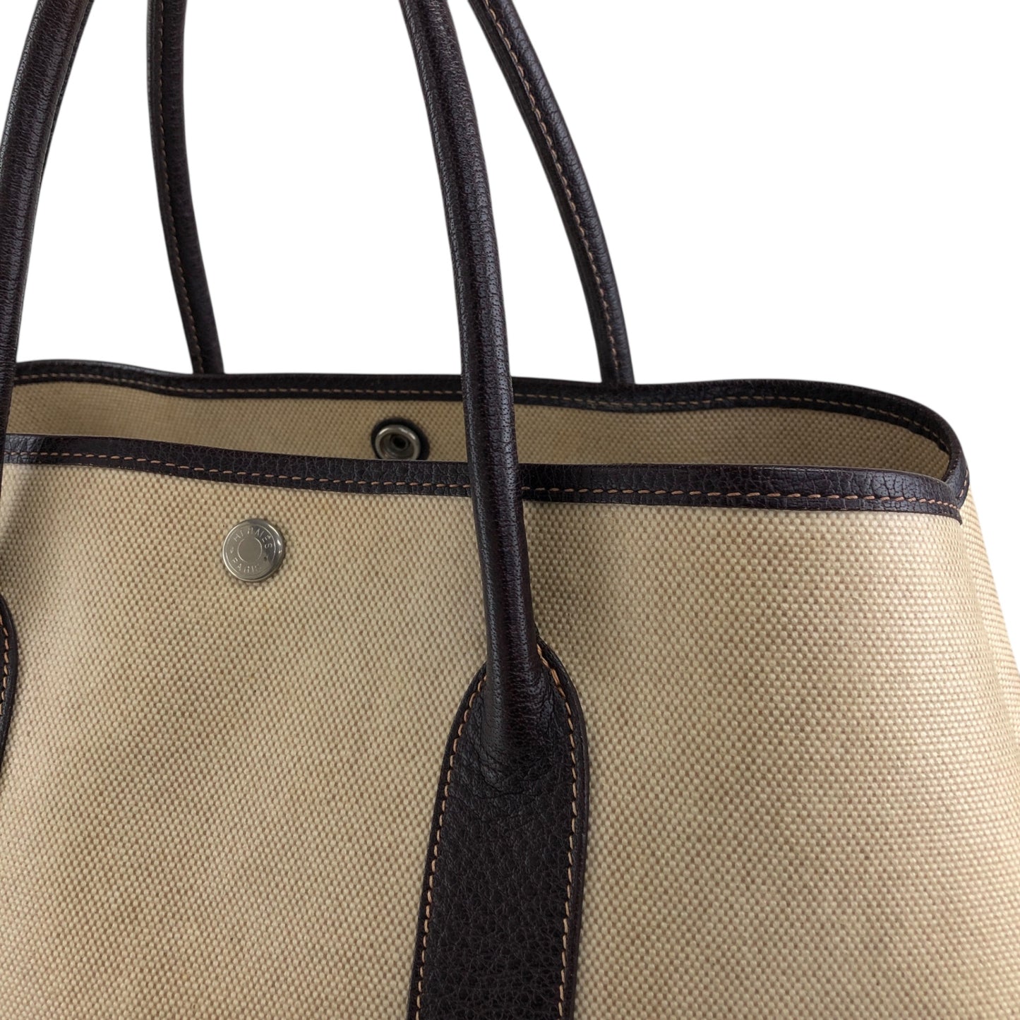 HERMES Totebag Beige Vintage ixgnpz