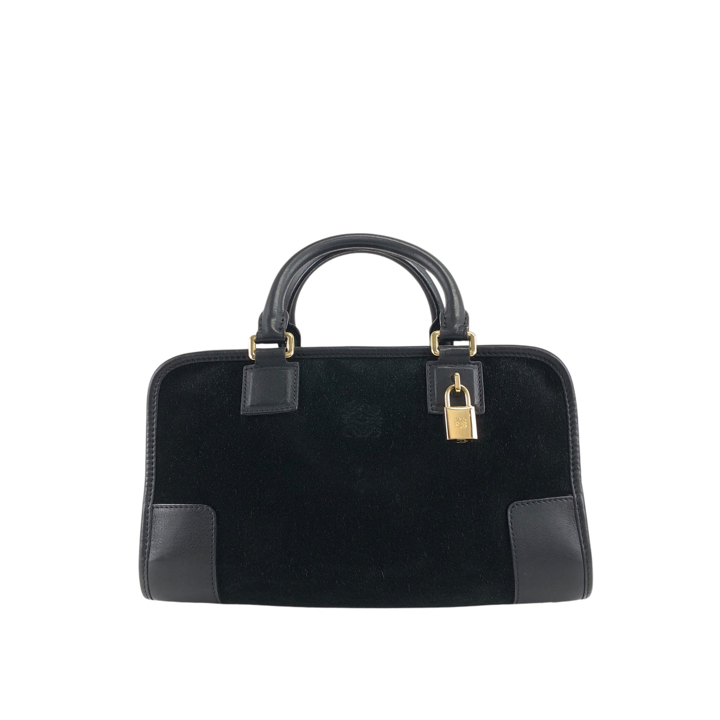 LOEWE Amazona28 波士頓包 手提包 黑色 復古 skijmf