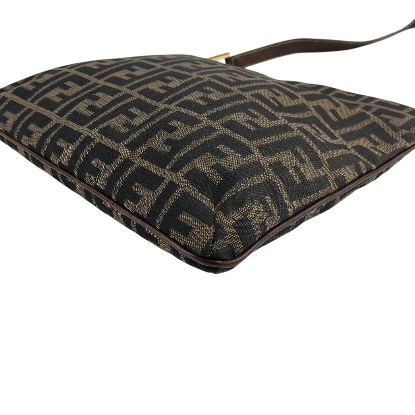FENDI Zucca Shoulder bag Brown Vintage si43ga