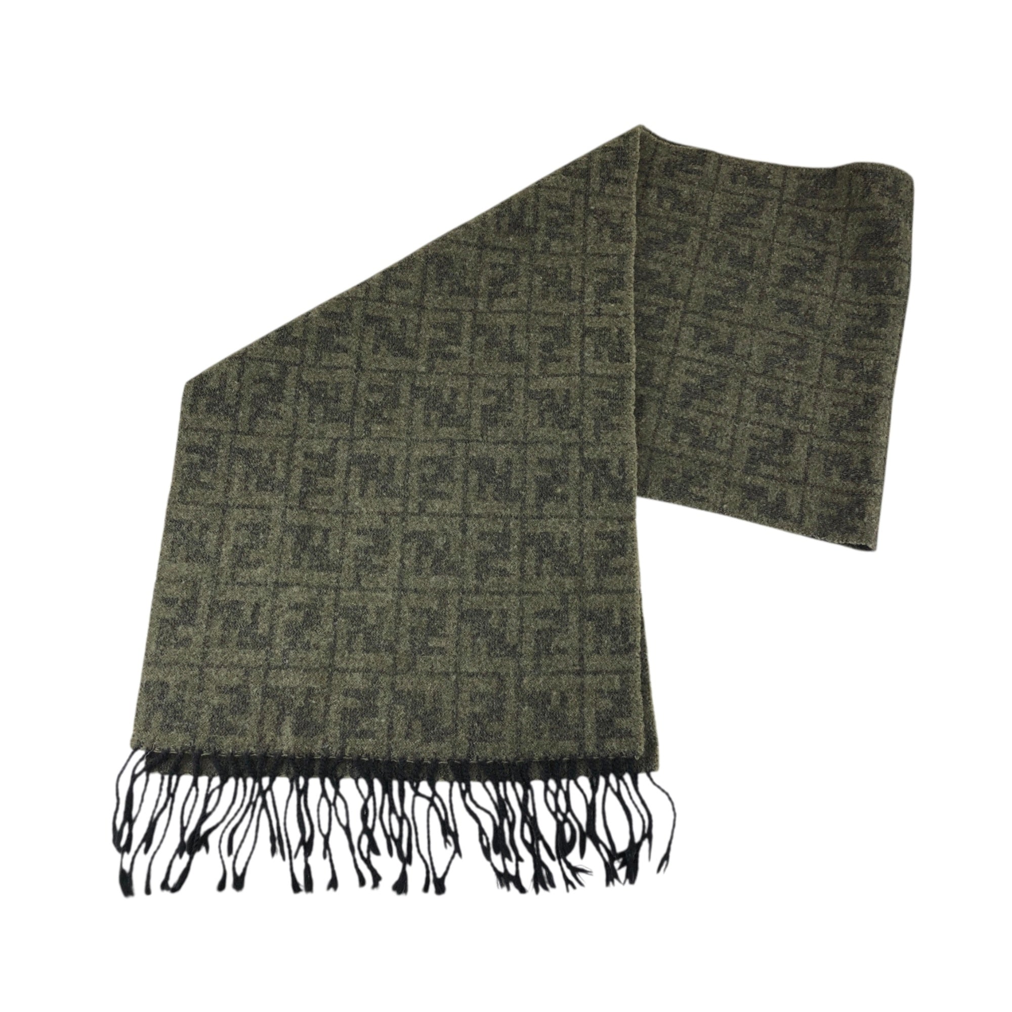 FENDI Zucca Scarf Khaki Vintage 6s46dp – VintageShop solo