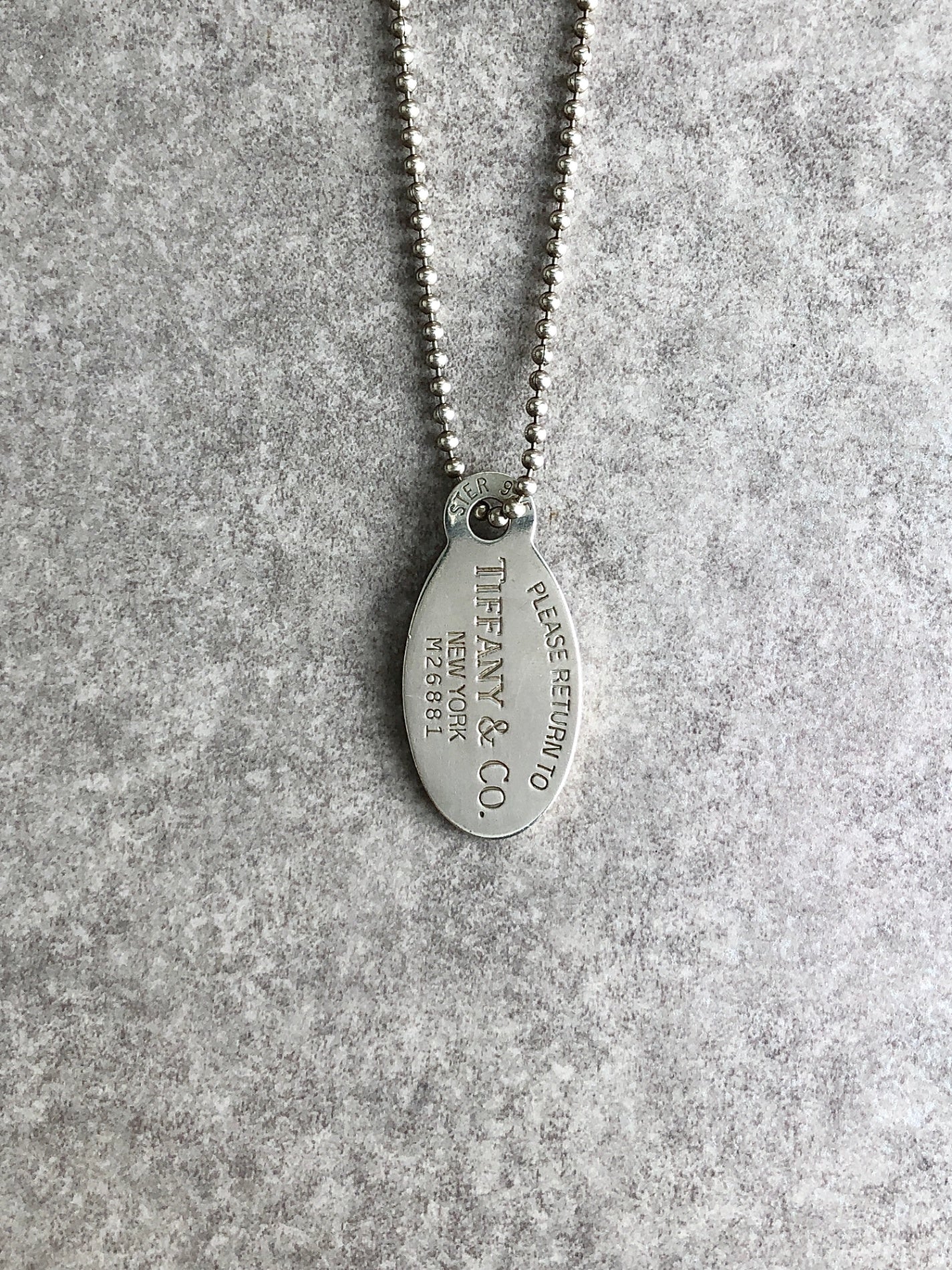 Tiffany & Co. Necklace Silver SILVER925 Vintage rx3hva