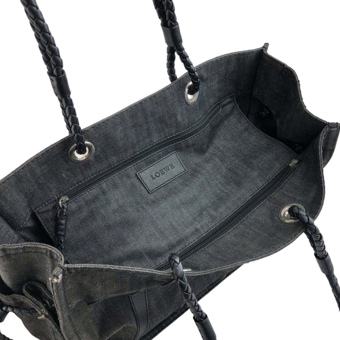 LOEWE Anagram Totebag Black Vintage wcz5de