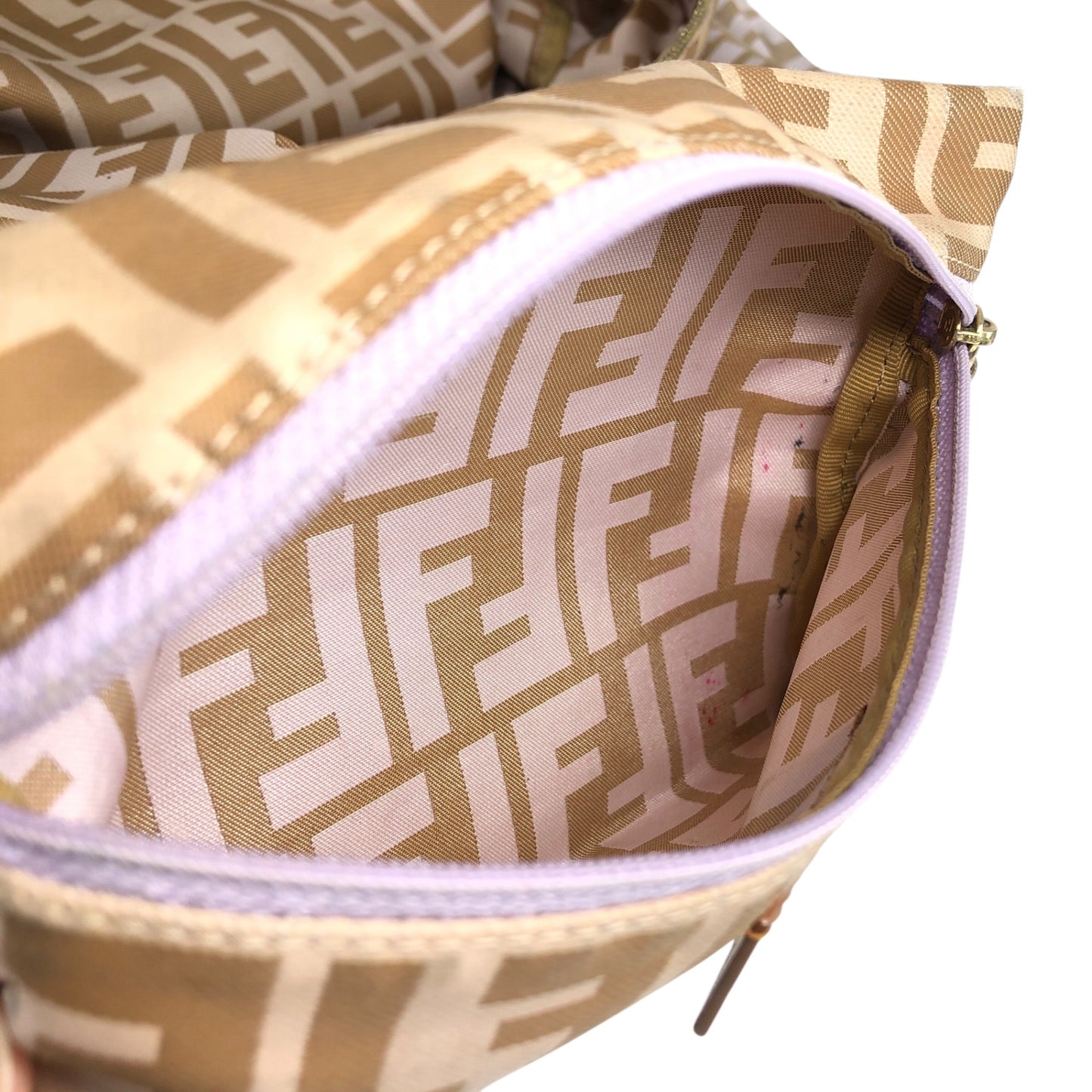 FENDI Zucca Totebag Beige Vintage knpjzs