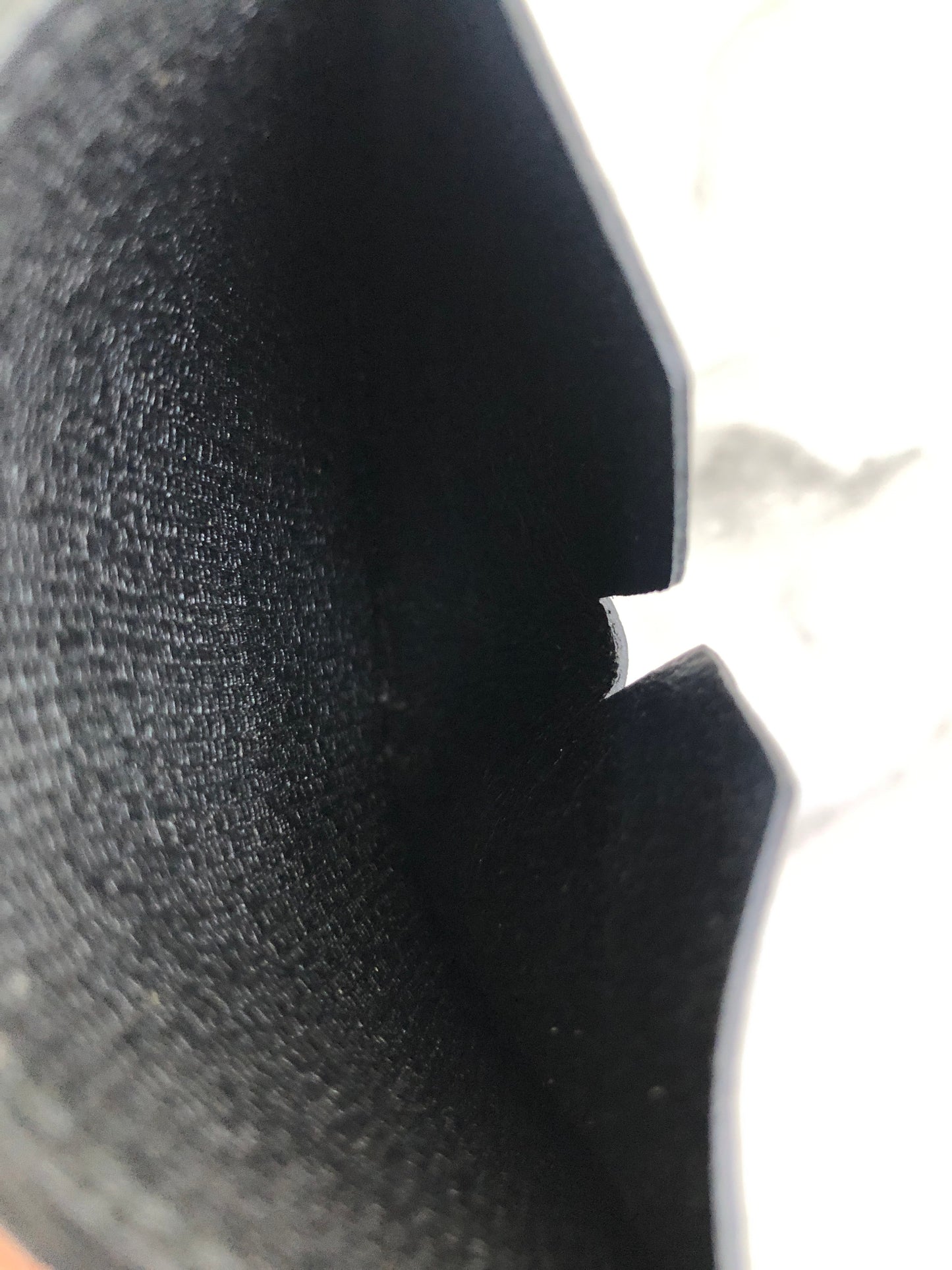 Yves Saint Laurent 皮革卡夾 黑色 復古 4bm2fd