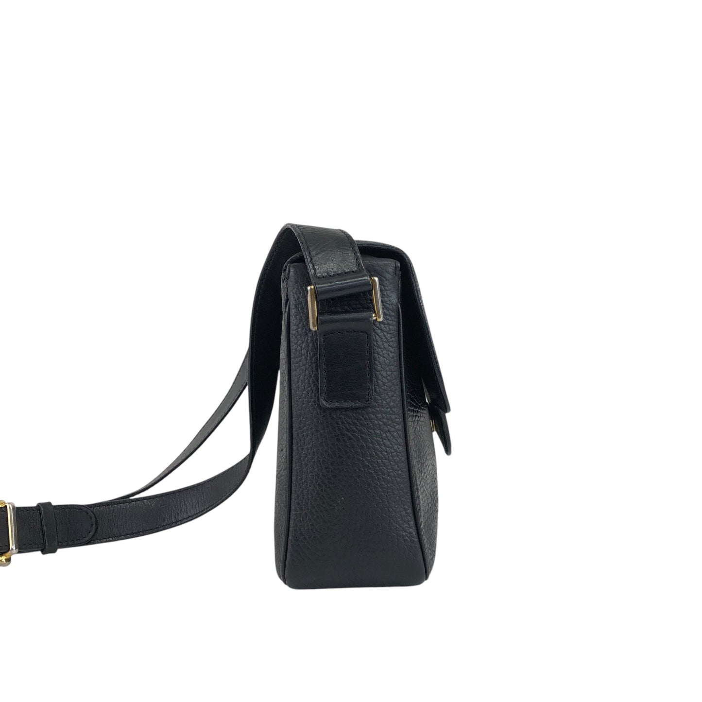CELINE Circle Logo Shoulder bag Black Vintage bz4cv2