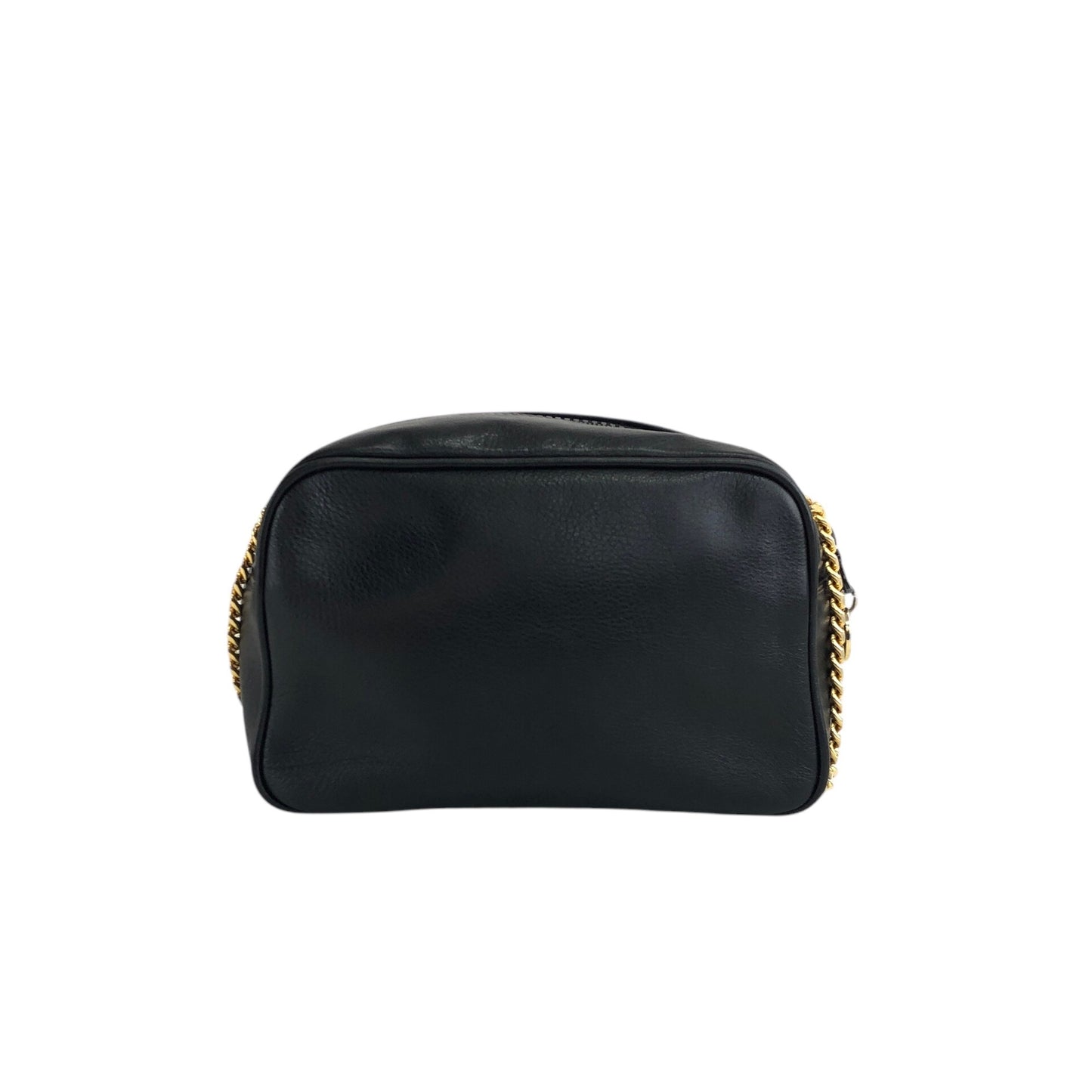 CELINE Triomphe Chain Shoulder bag Black Vintage n8k45k