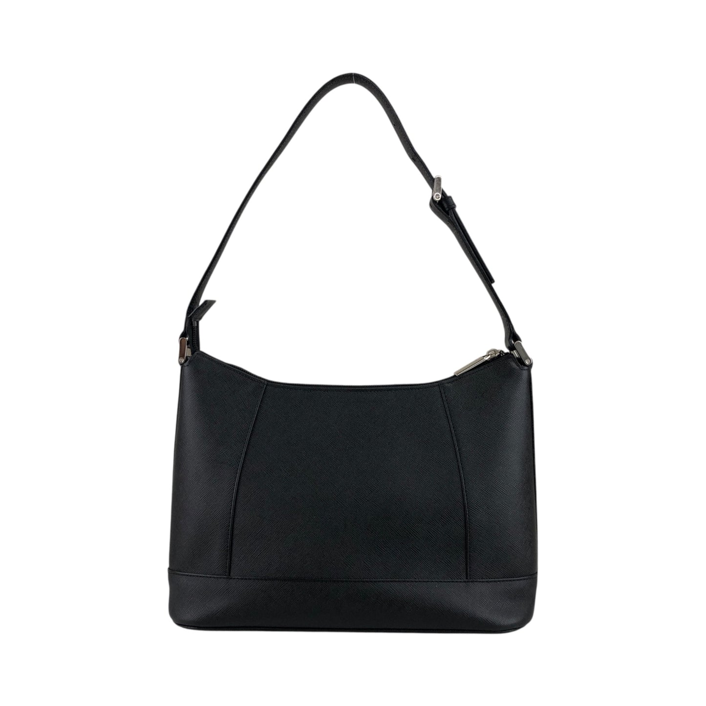 BURBERRY Logo Shoulder bag Black Vintage ph73yp