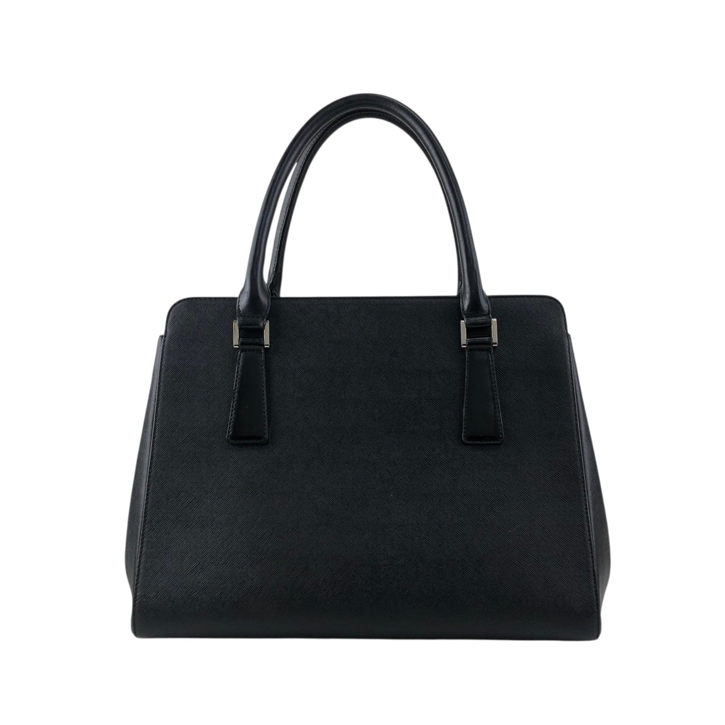 BURBERRY Logo Handbag Black Vintage jieesi