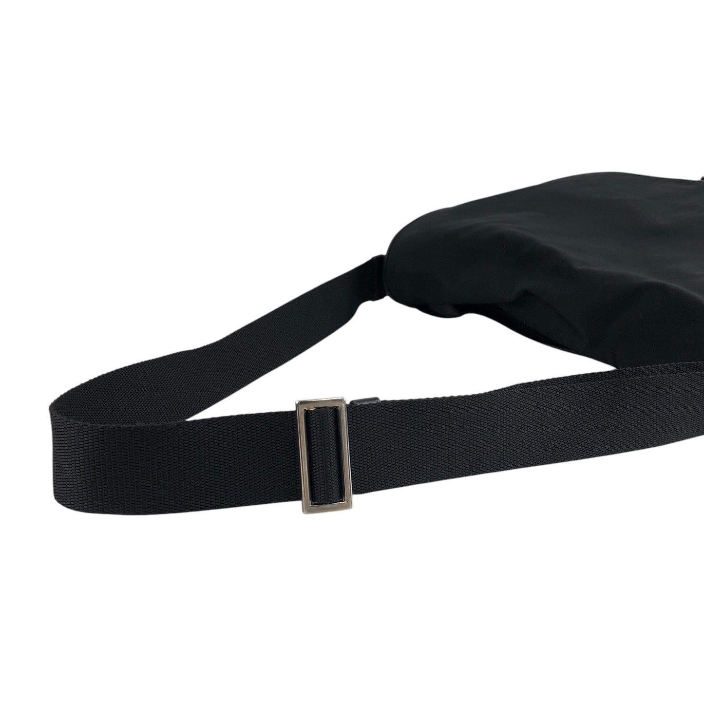 PRADA Triangle Logo Shoulder bag Black Vintage yp8wu5