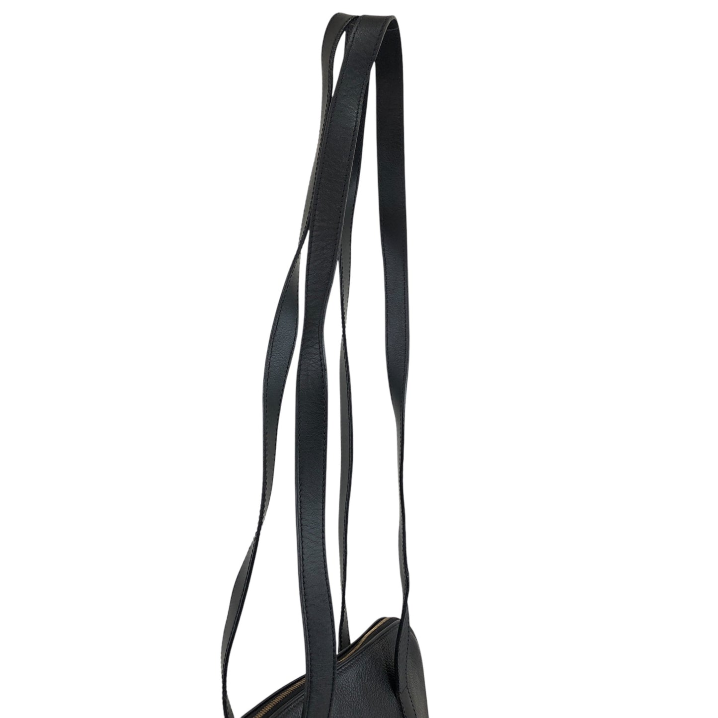 CELINE Toggle Clasp Shoulder bag Totebag Black Vintage hvdkxg