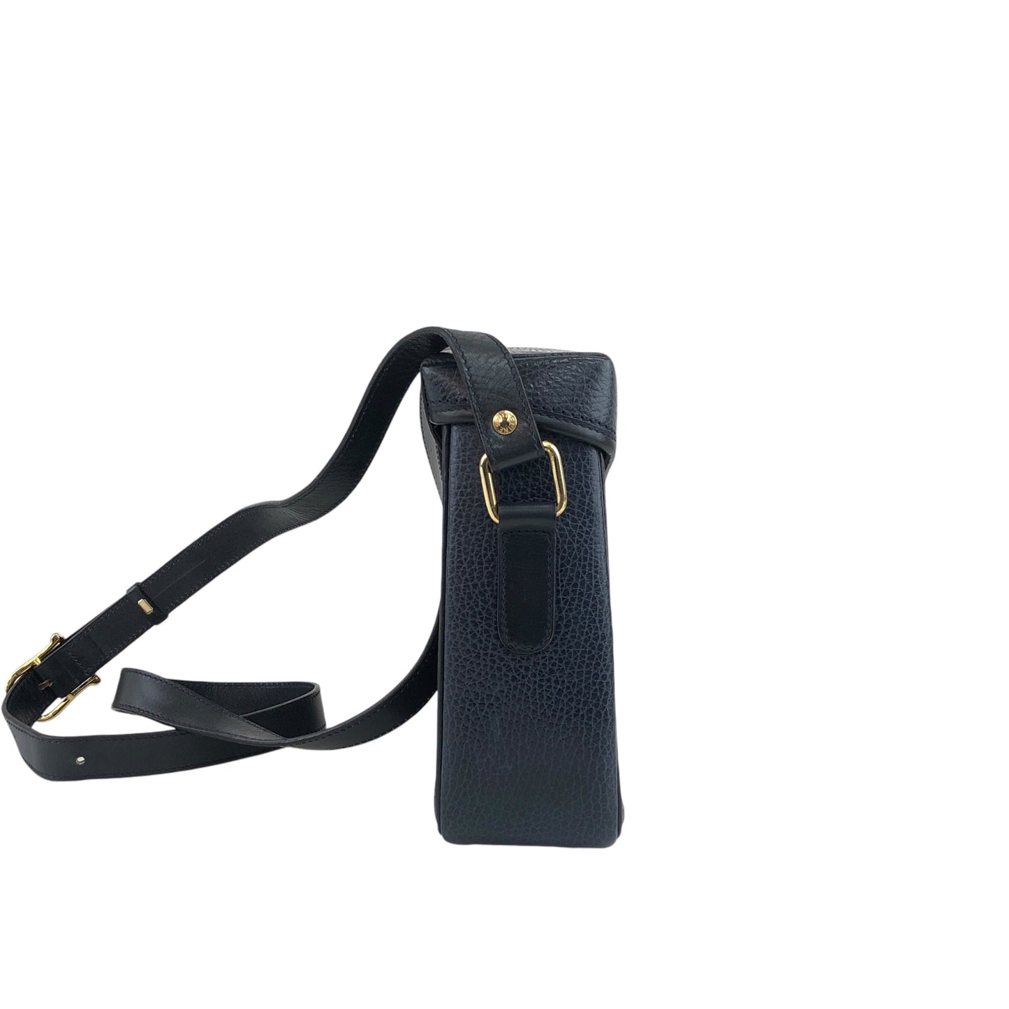 CELINE Horse Carriage Shoulder bag Navy Vintage ahfkd8
