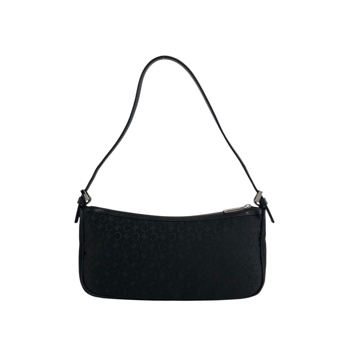 CELINE Shoulder bag Hobobag Black Vintage ygiapy