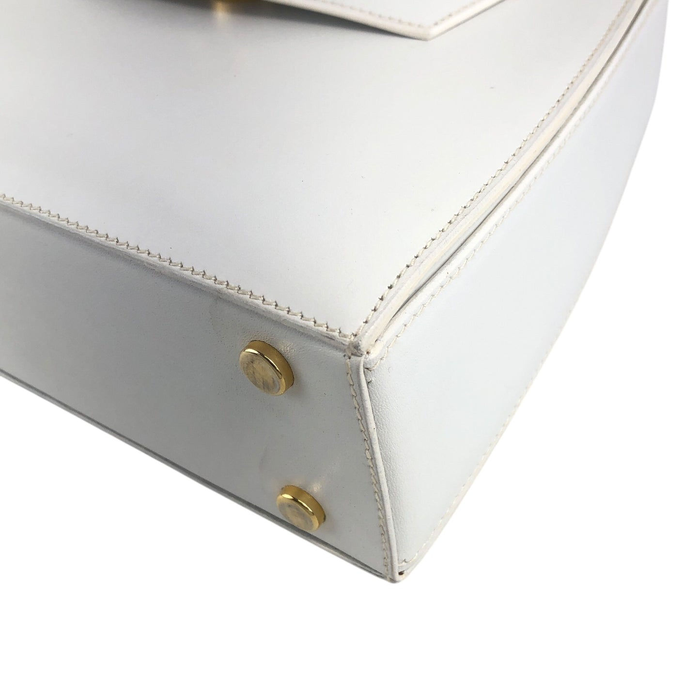 CELINE Starball Handbag White Vintage 4tutme
